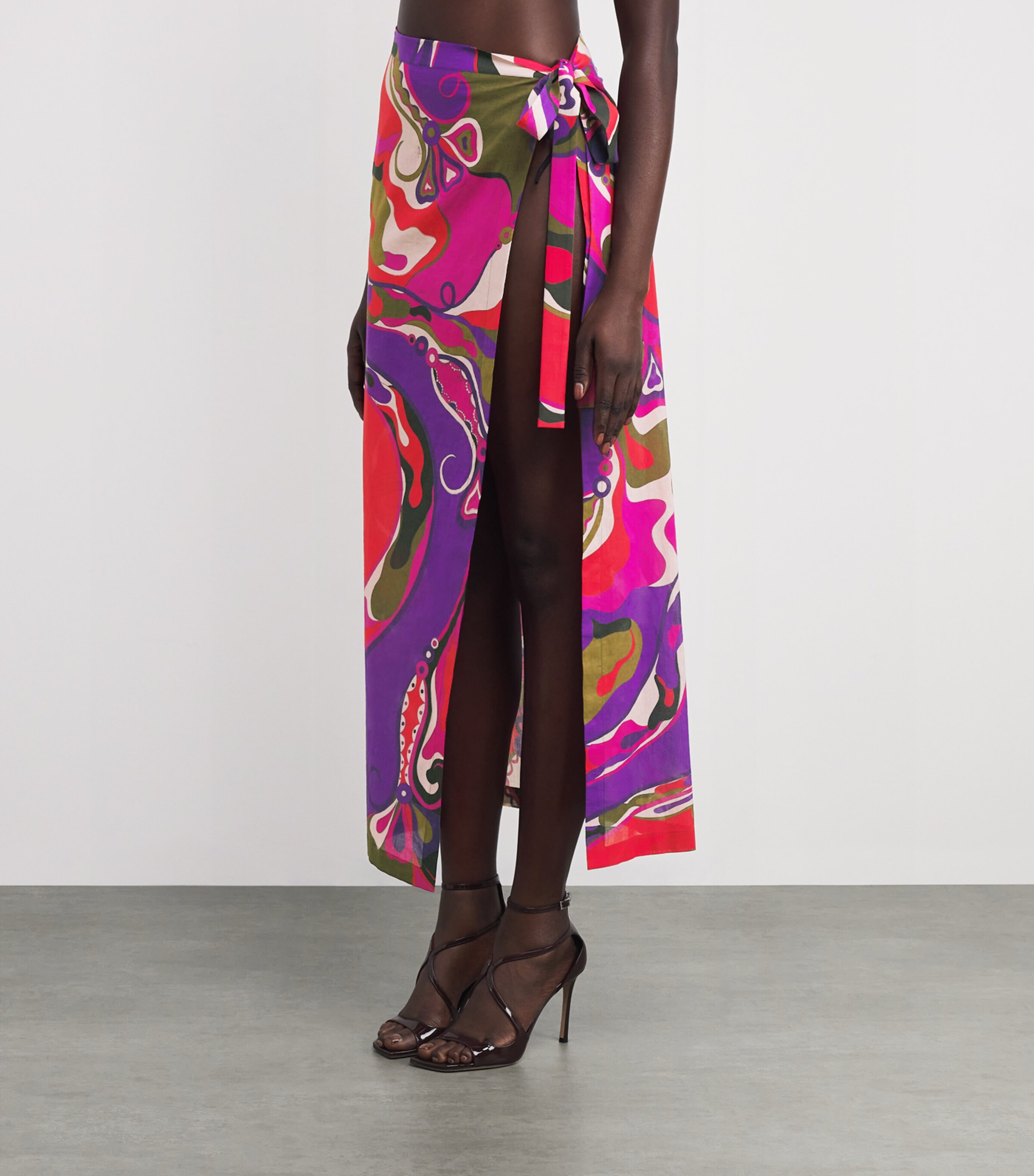 Cotton Tie-Side Pareo 017/MULTICOLOR Image 3