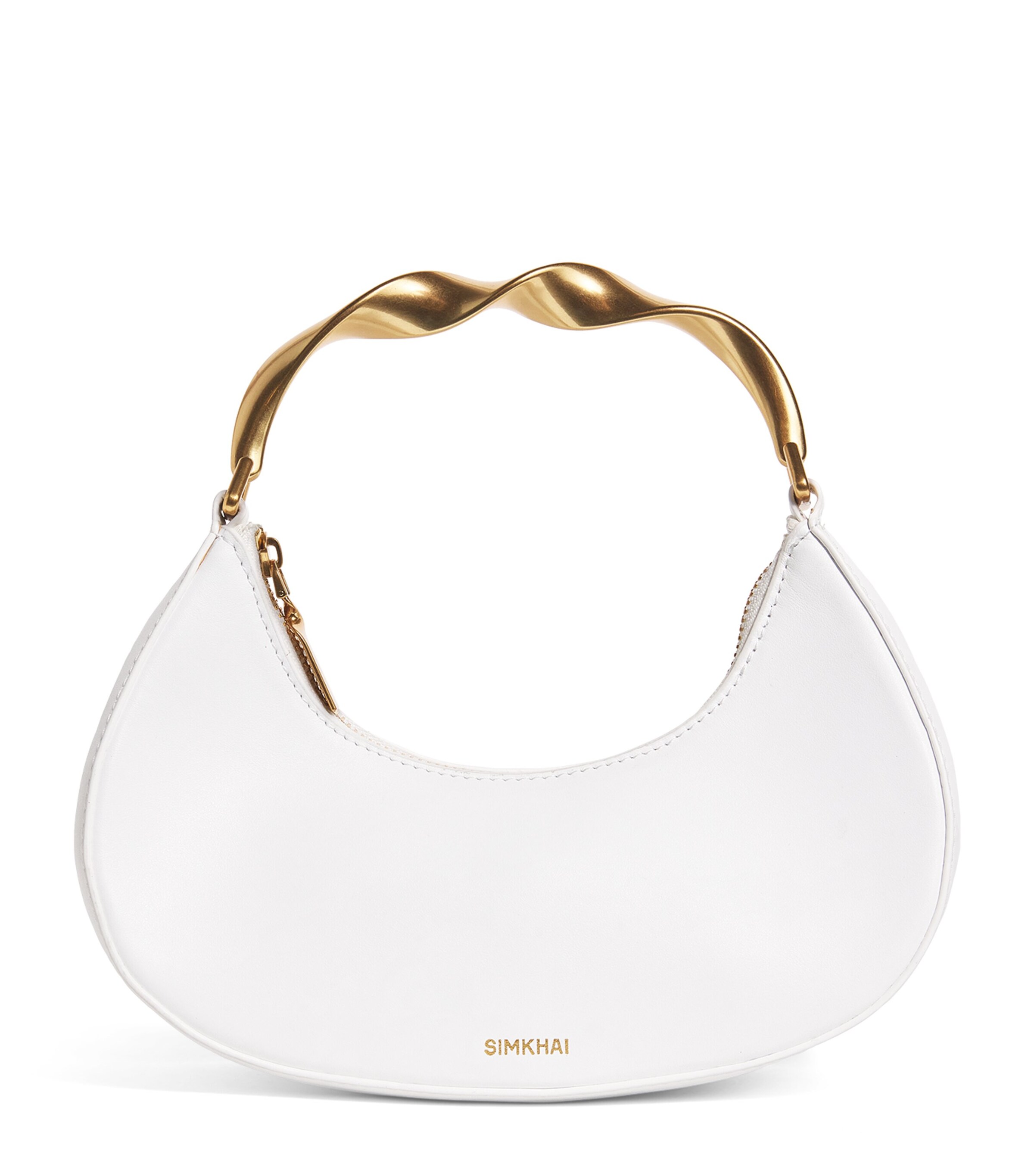 Nixi Twist Handle Top Handle Bag in Ivory main image 0
