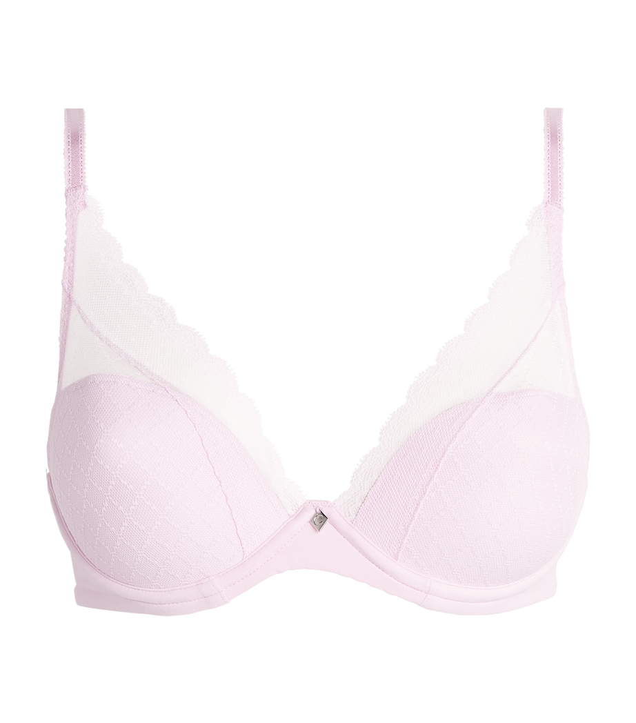 Chantelle Womens Norah Chic Underwired T-Shirt Bra Candy Pink Image 1