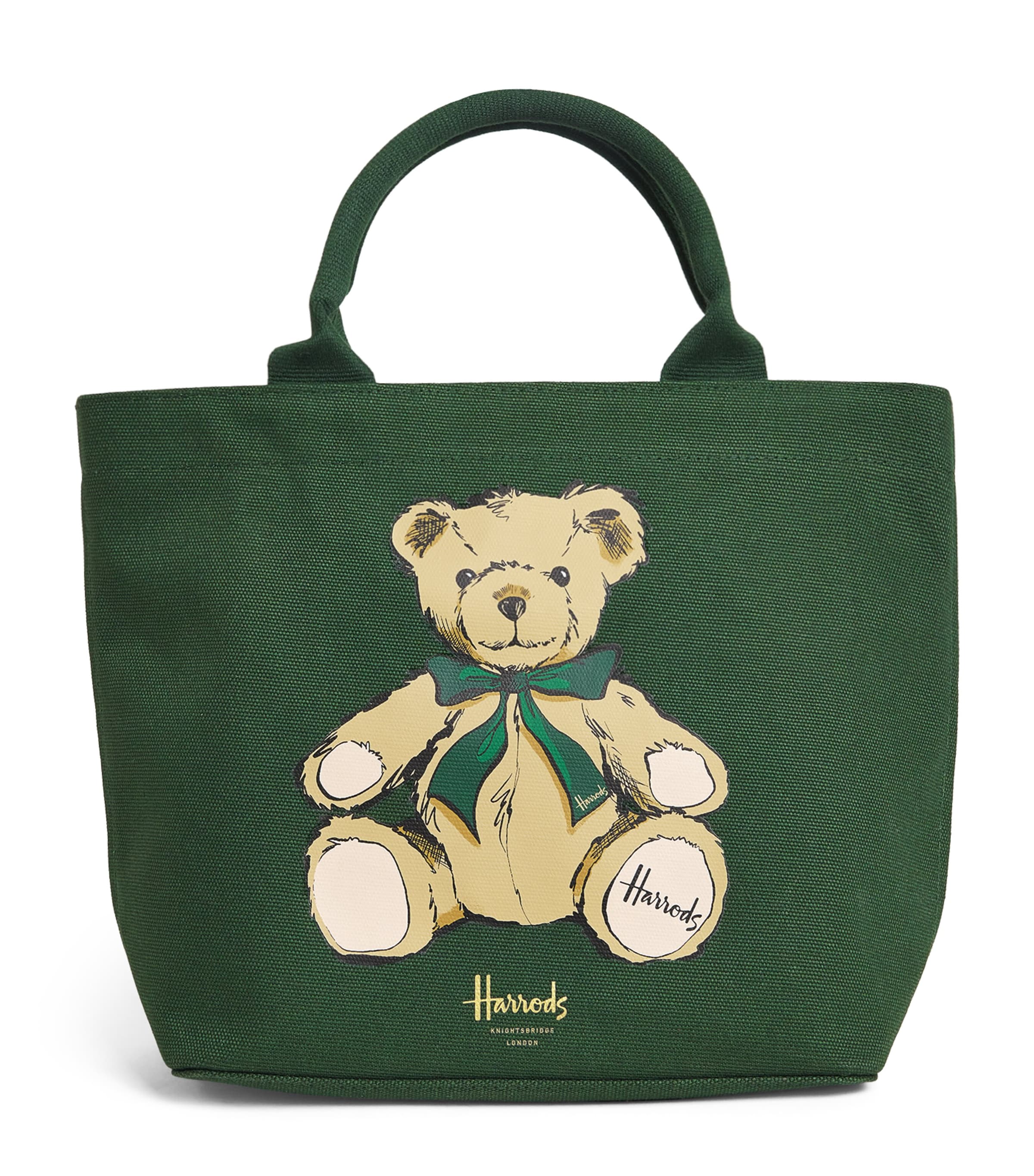 Small Henry Bear Tote Bag GREEN Image 1