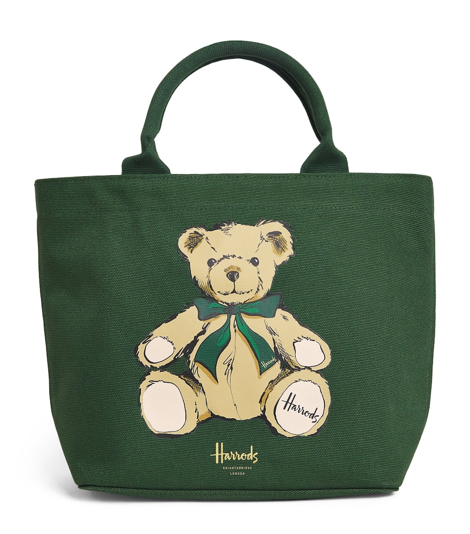 Small Henry Bear Tote Bag GREEN Image 1