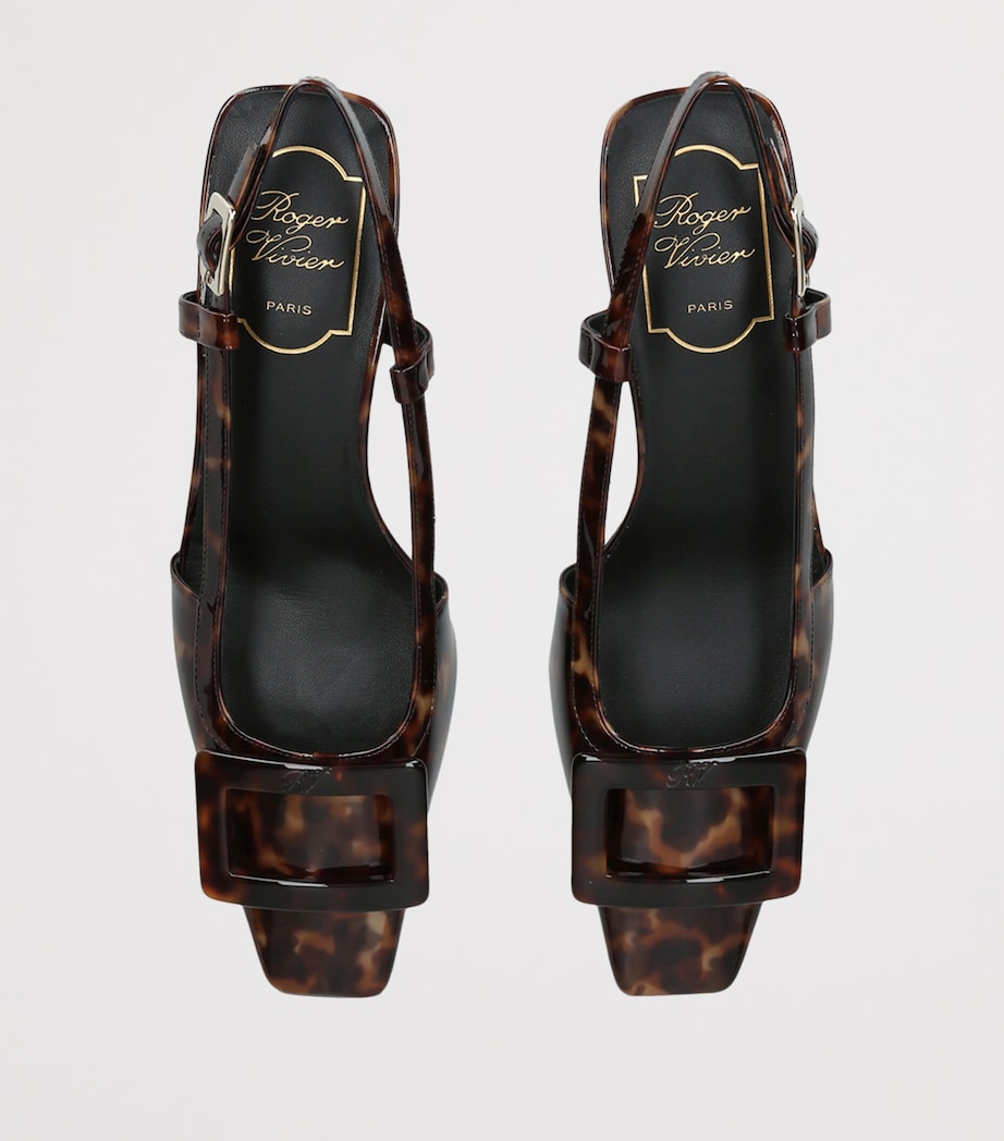 Roger Vivier Belle Vivier Slingback Pumps 45 Dk.brn Com Image 3