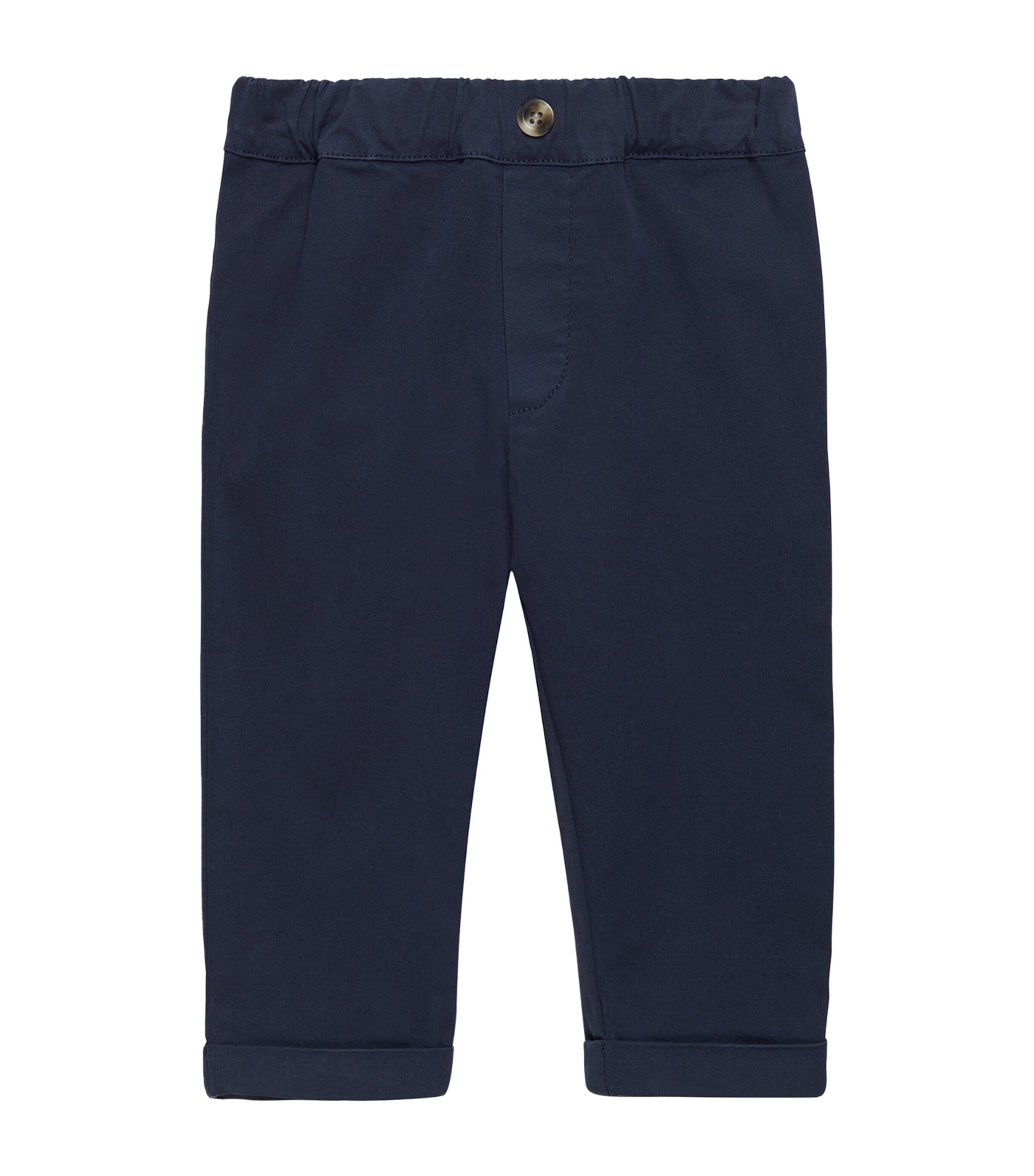 Trotters Stretch-cotton Jacob Trousers In Navy