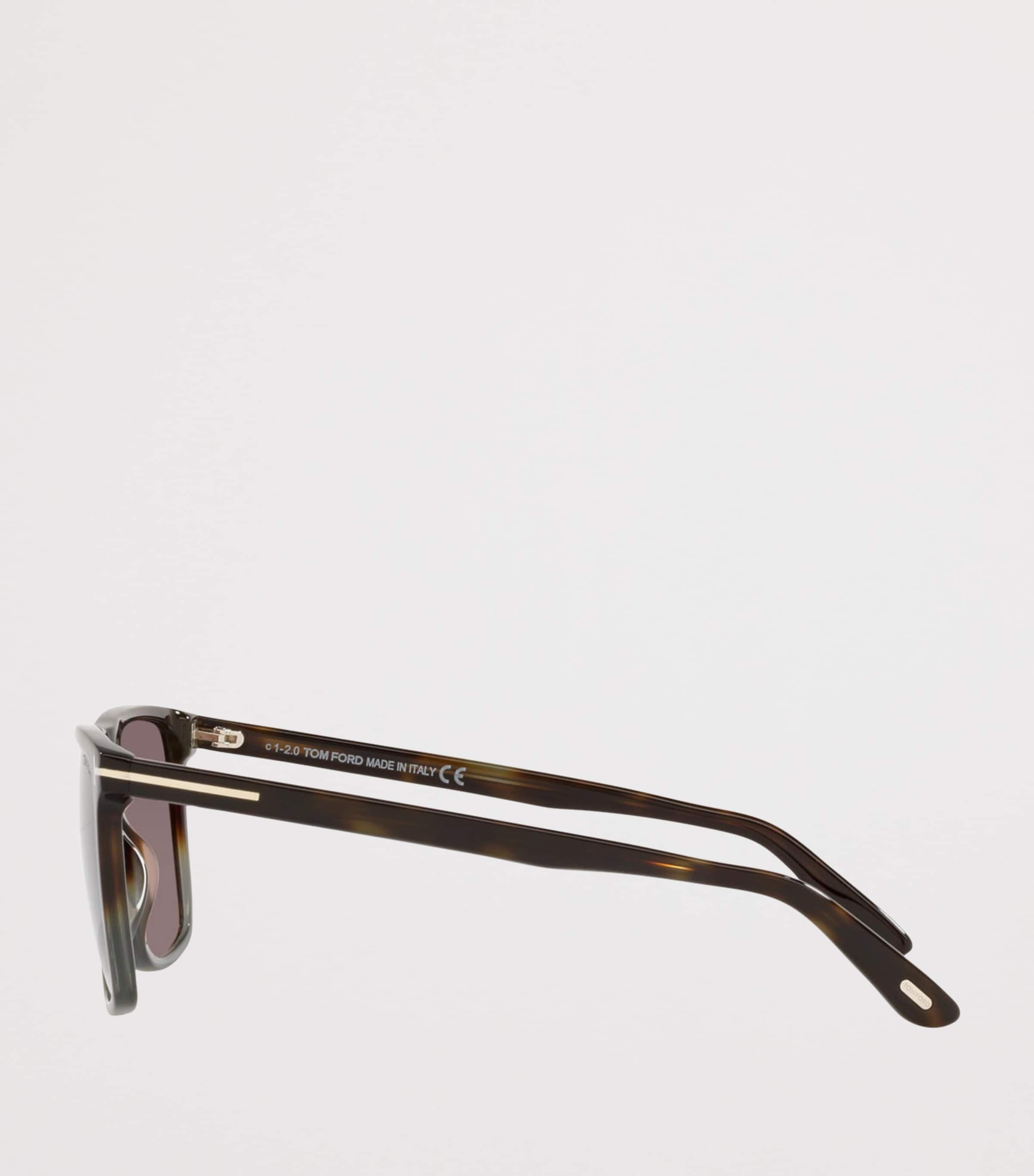 TOM FORD FT0832 Square Sunglasses Brown Image 3