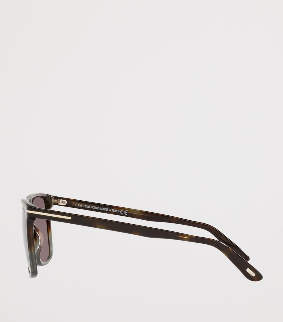 TOM FORD FT0832 Square Sunglasses Brown Image 3