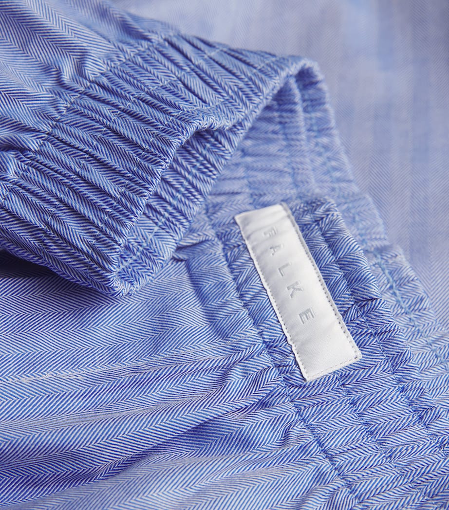 Cotton Boxer Shorts 6755/LIGHT BLUE Image 4