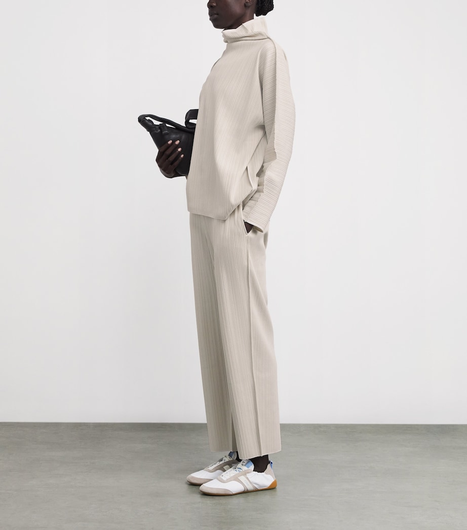A-POC Shell Cropped Trousers OFF WHITE Image 2