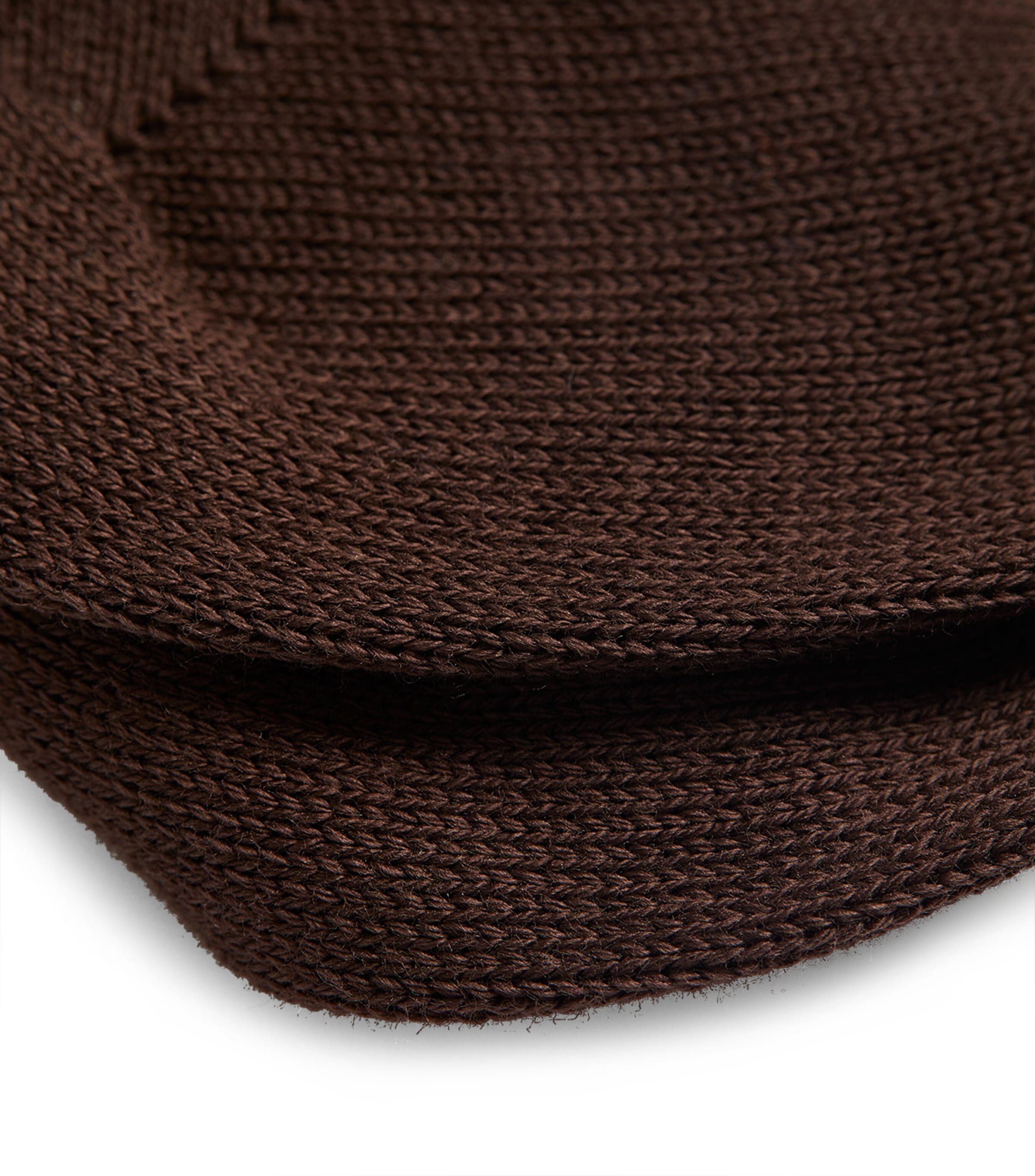 Falke Womens Family Socks Dark Brown Image 2