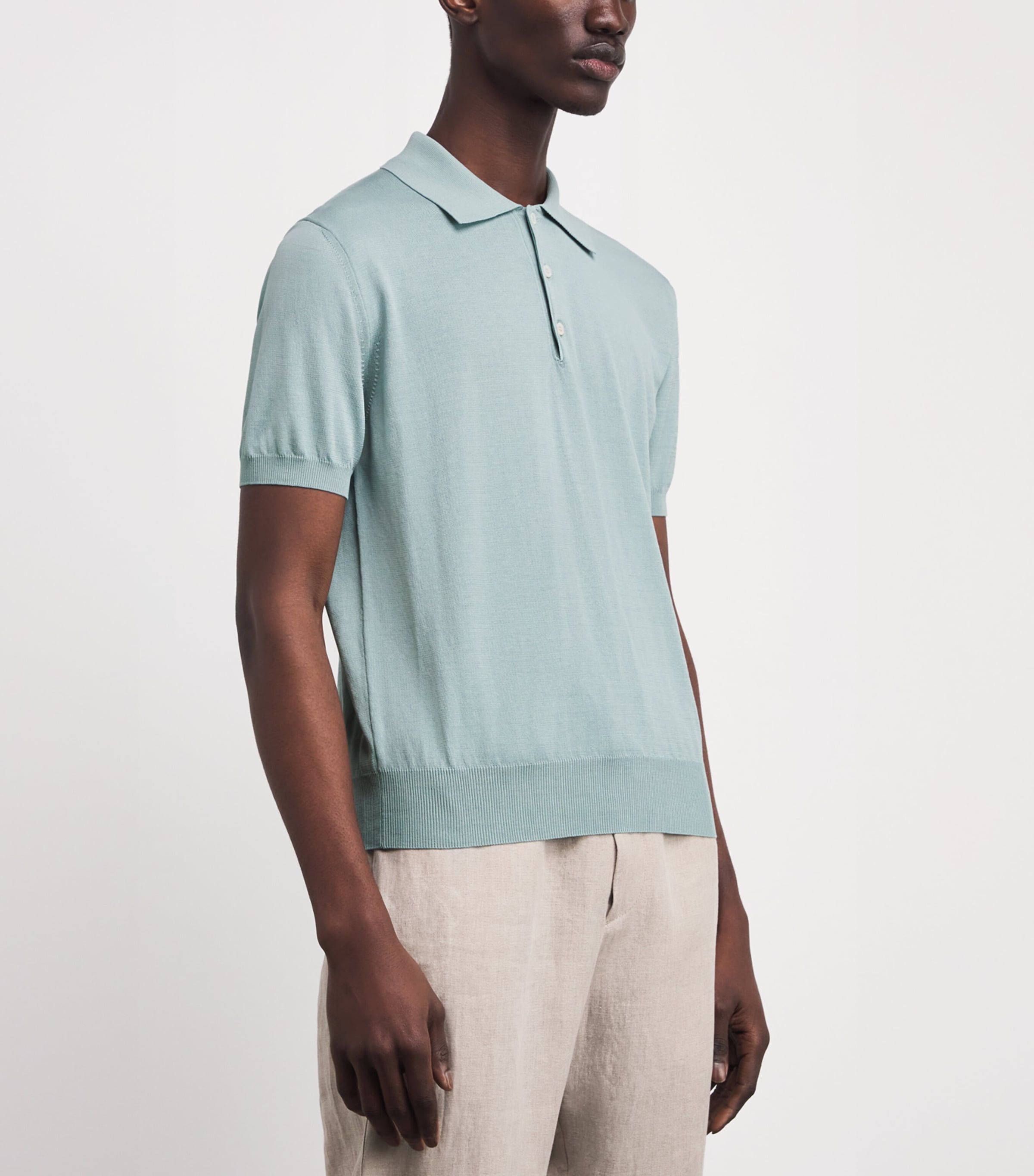 Cotton Polo Shirt 834 Image 3