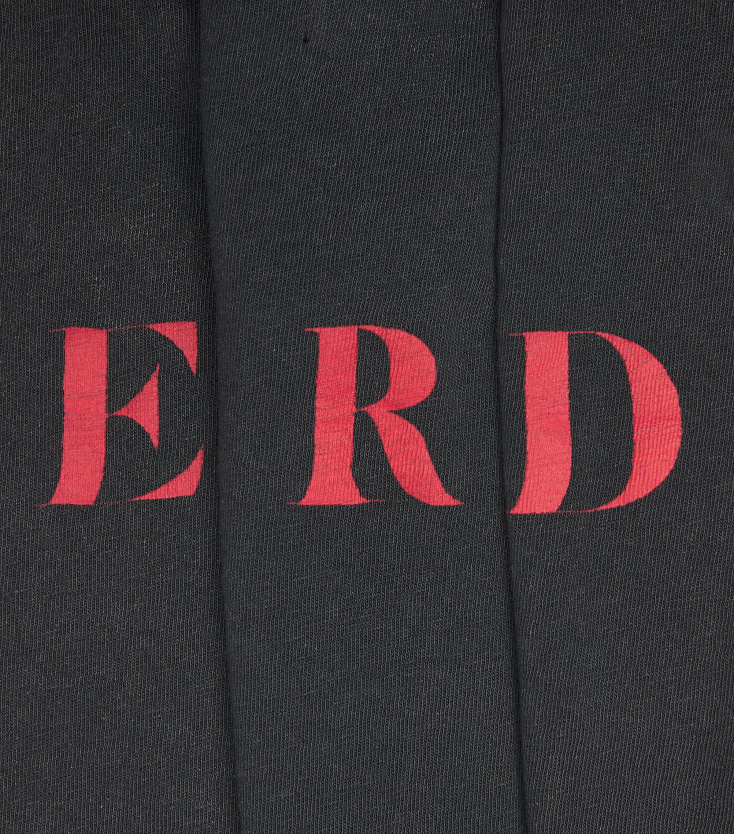 Distressed Les Crimes De L’Amour T-Shirt THRASHED BLACK Image 5