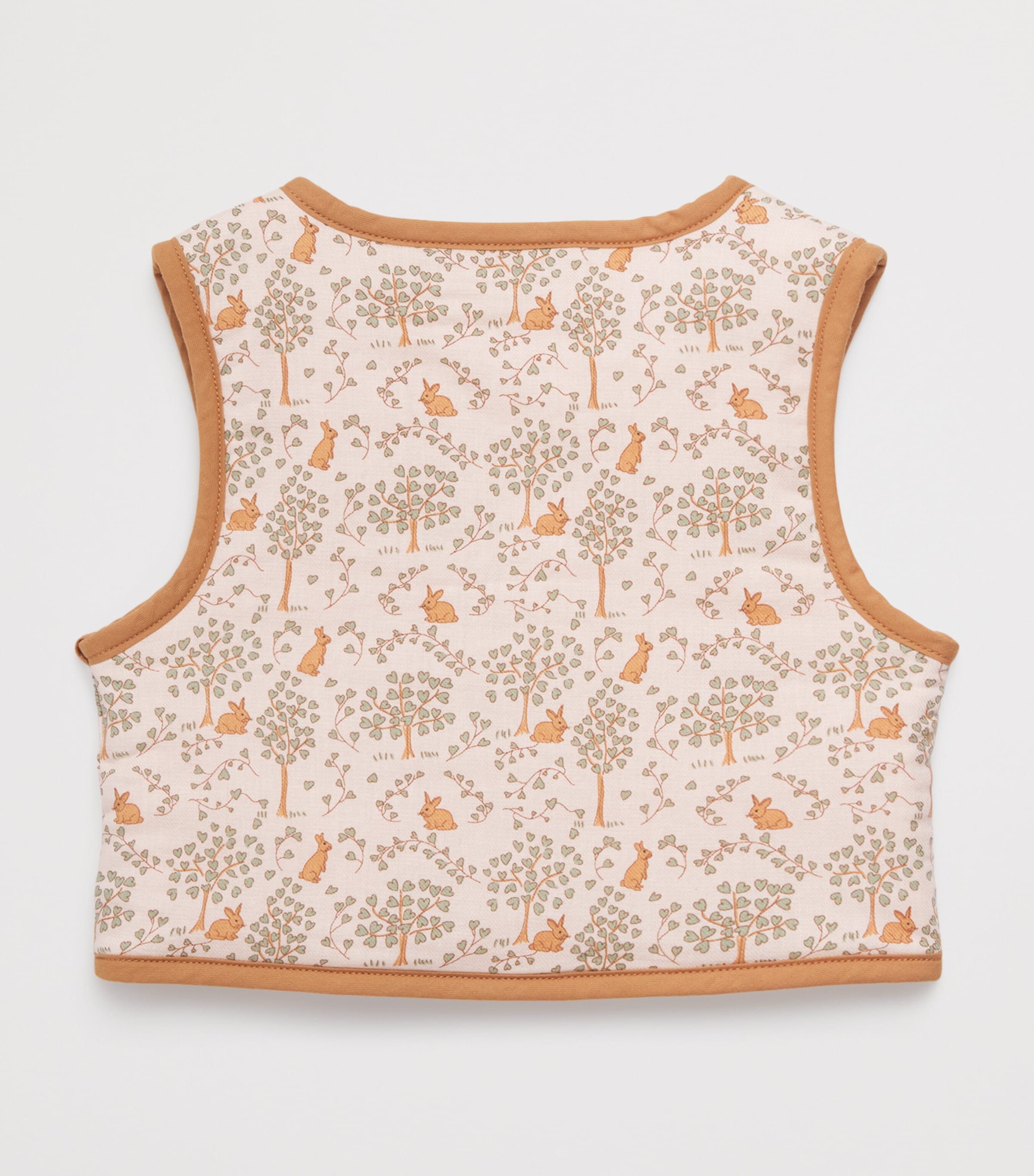 Cotton Reversible Glade Gilet (6-36 Months) OFFWHITE Image 2