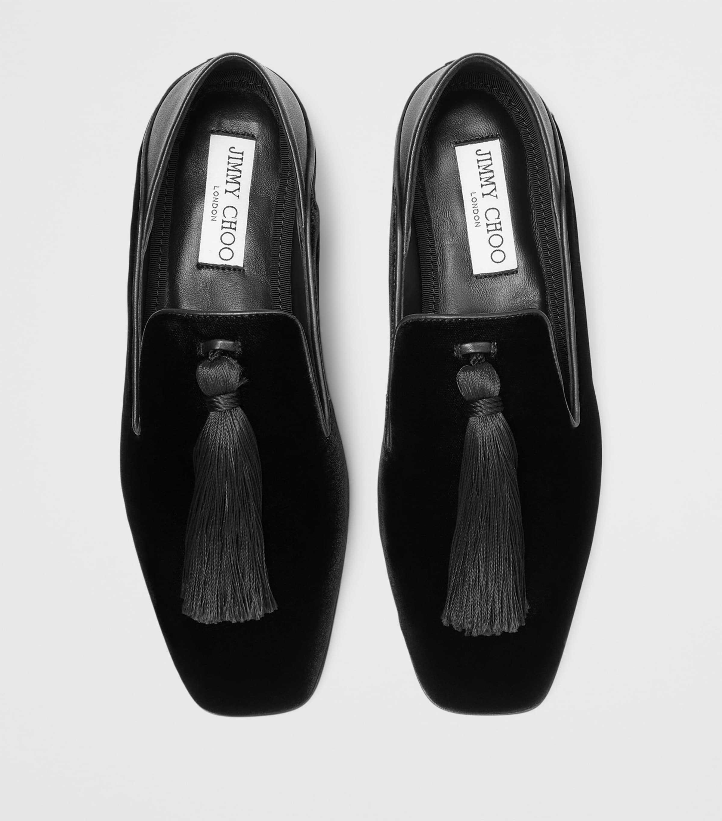 Eliot Velvet Tassel Ballet Flats BLACK/BLACK Image 4