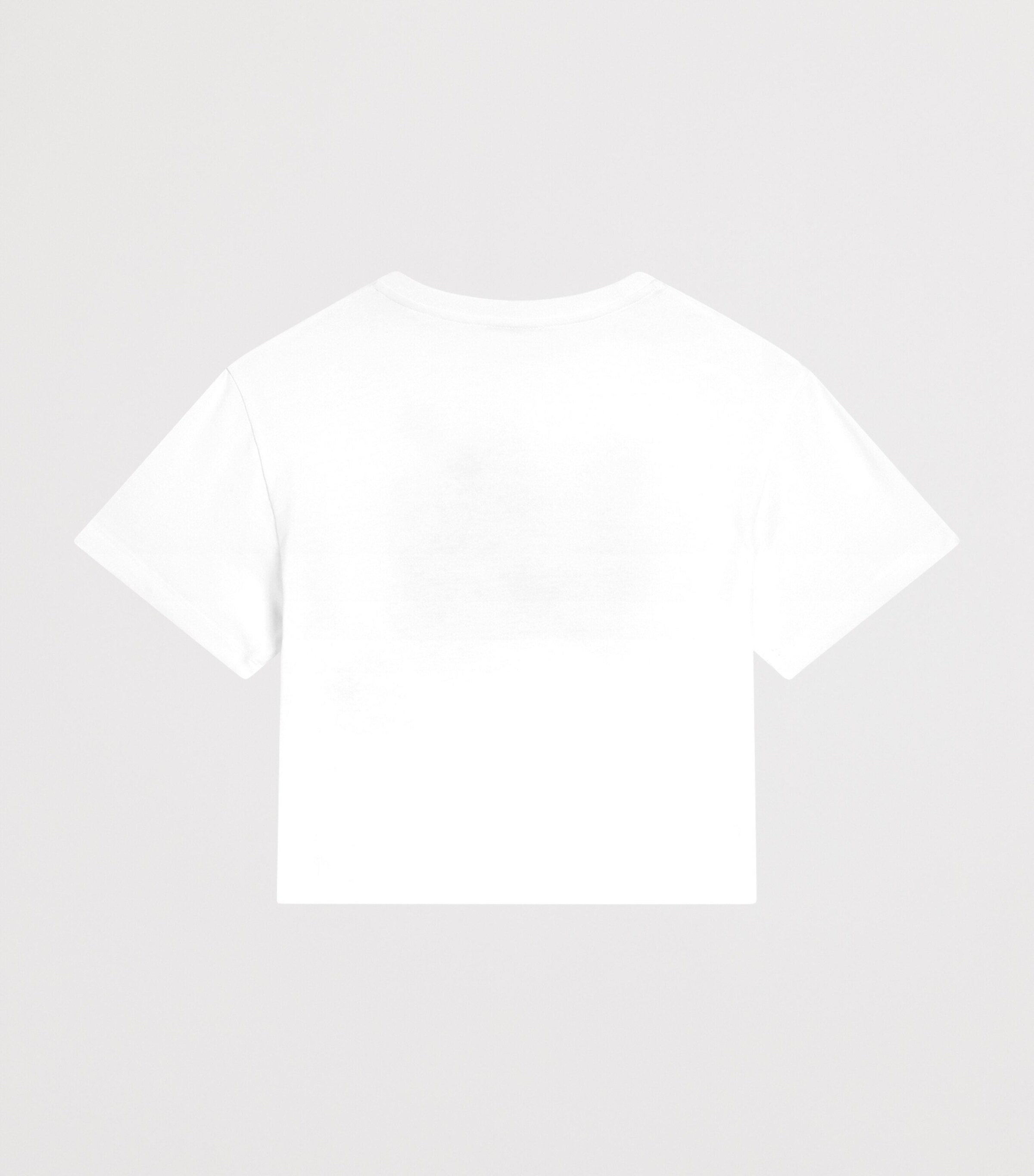 Dolce&Gabbana Kids Cotton Jersey Floral T-Shirt (8-12 Years) Optical White Image 2
