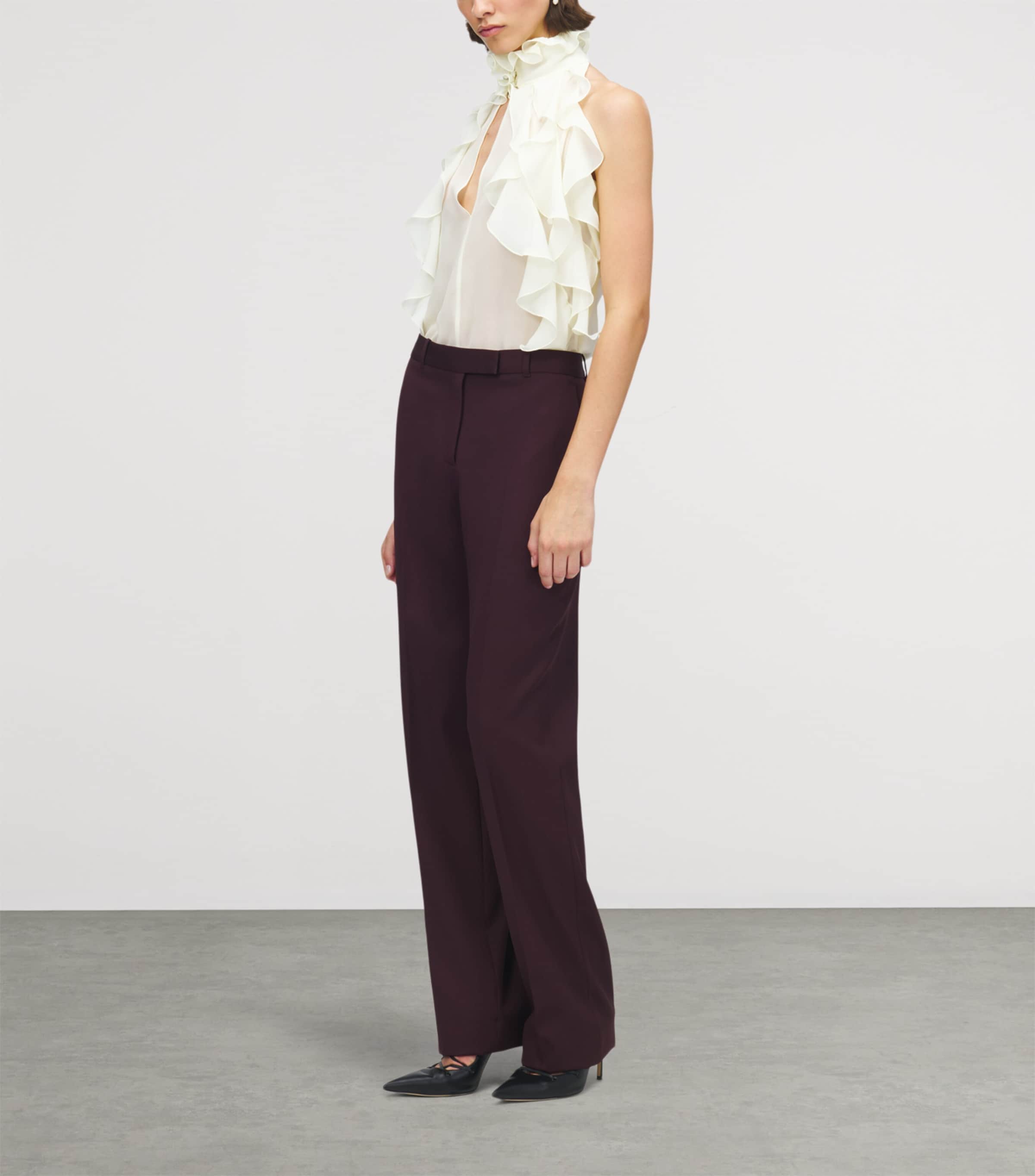 Silk Ruffle Blouse 9311 Image 3