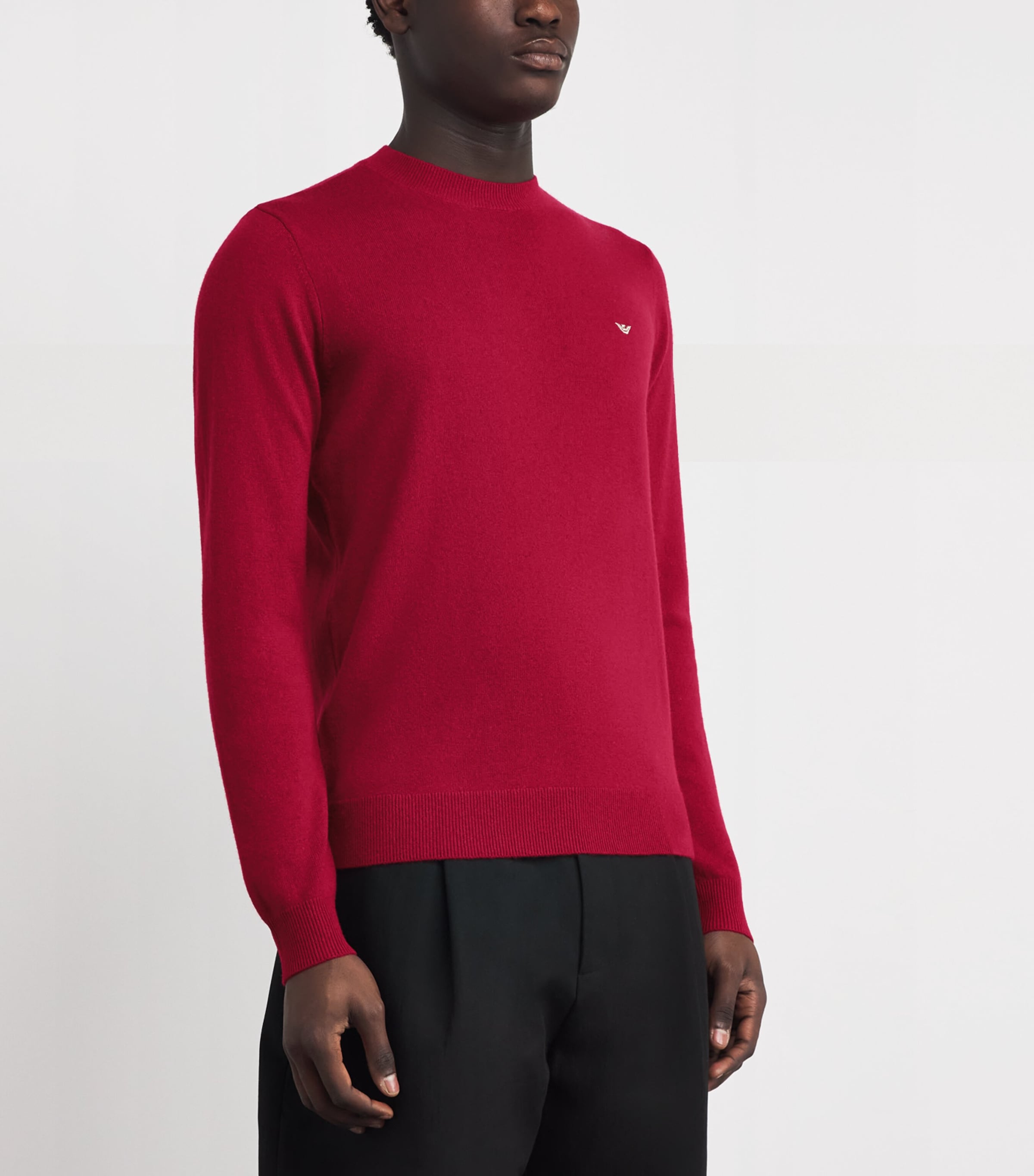 Wool-Cashmere Logo Sweater U5078 Image 3