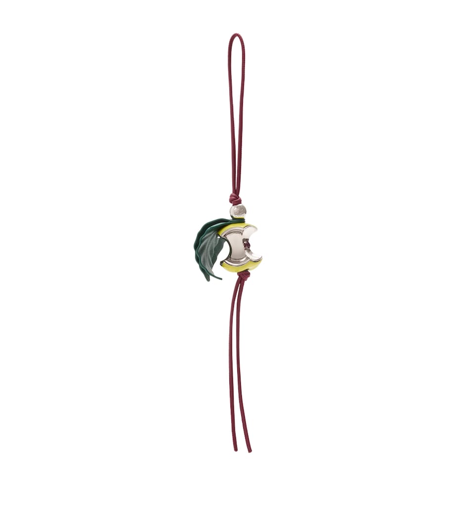 LOEWE Leather Apple Bag Charm Green/silver Image 1