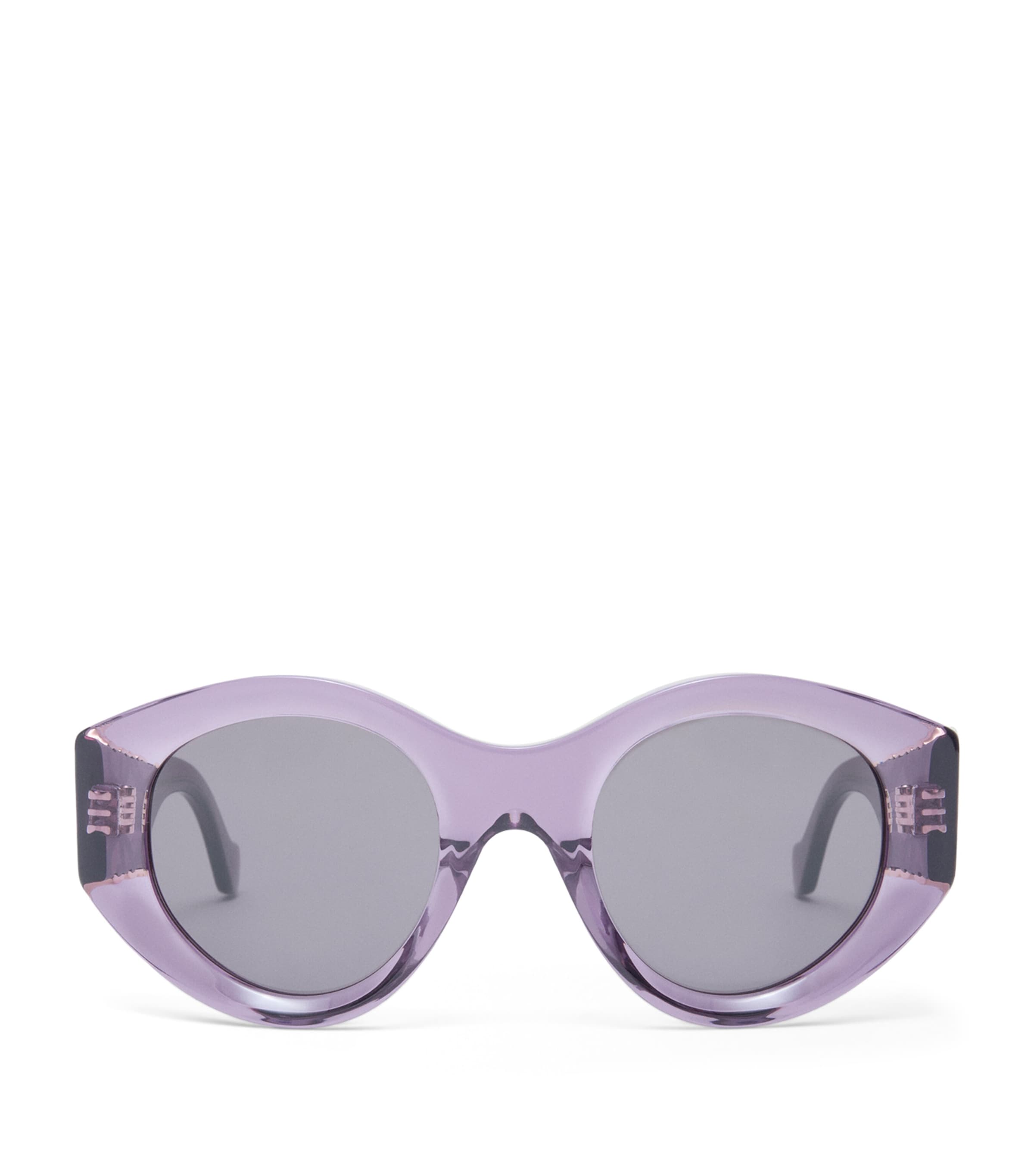 LOEWE Butterfly Maxi Anagram Sunglasses Transparent Purple Image 1