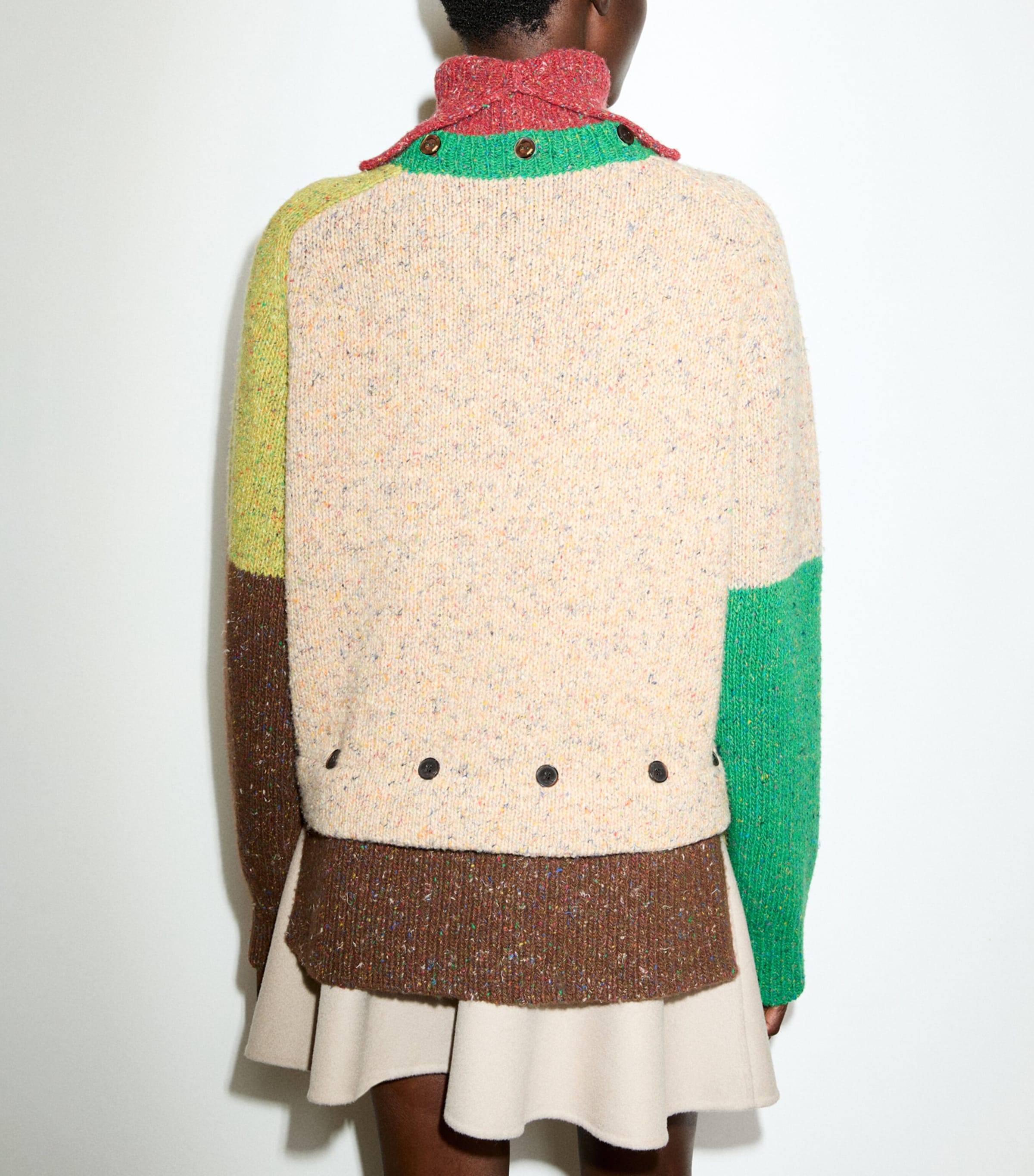 MAX&Co. Womens Wool Rollneck Sweater Green Image 4