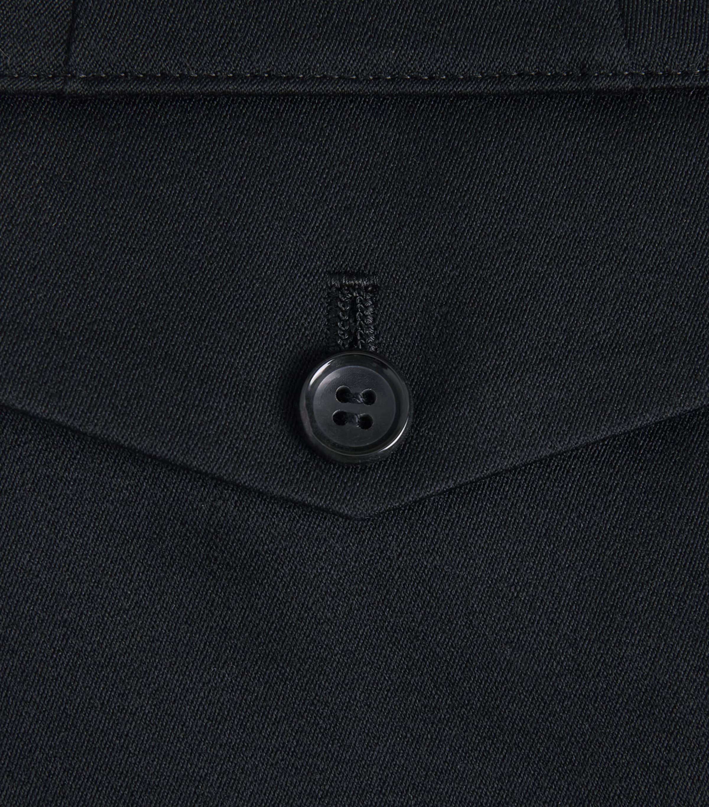 Comme Des Garçons Homme Plus Mens Wool Zip-Up Chino Shorts Black Image 6
