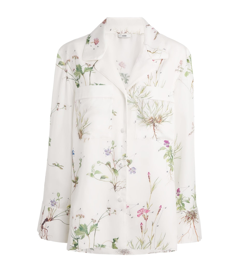 Silk Floral Shirt BOTANICAL GRDN WHITE Image 1