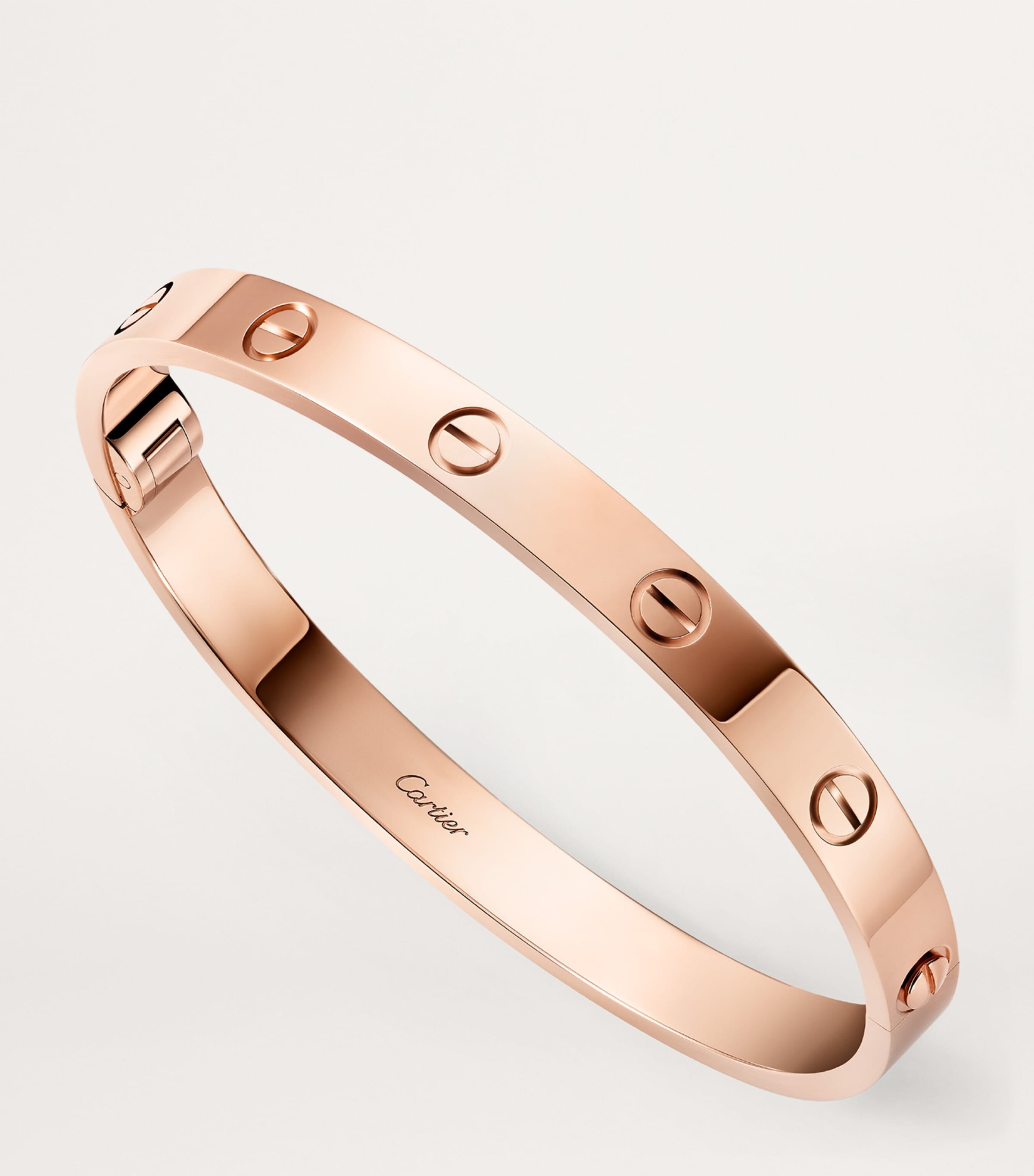 Rose Gold Hinged LOVE Bracelet ROSE GOLD Image 5