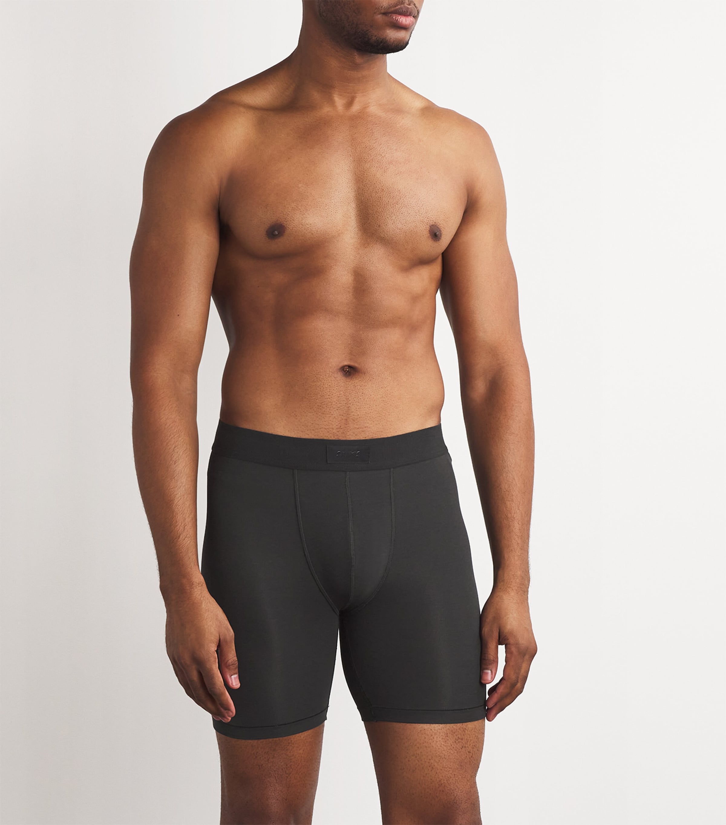 Stretch-Cotton Boxers (Pack of 3) HEATHER MULTI Image 2