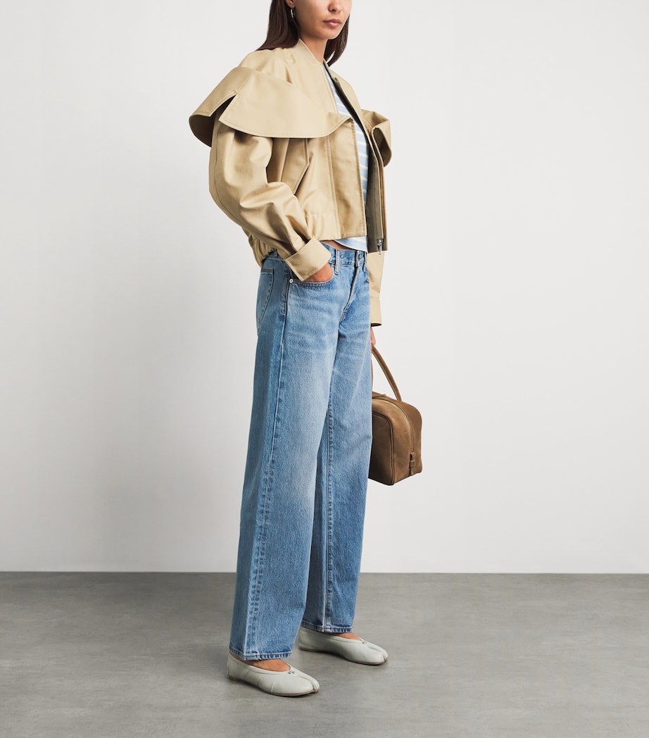 FRAME Womens The Saturday Straight Jeans Static Image 2