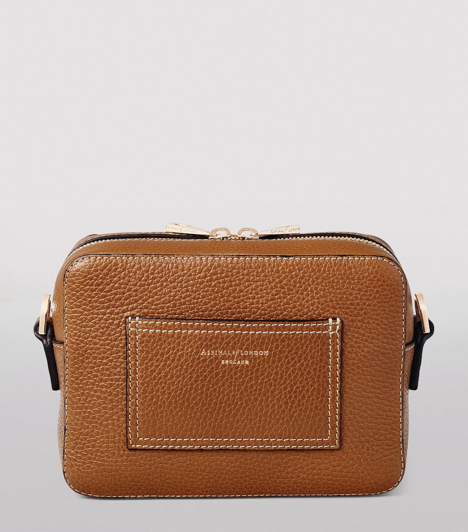 Leather 'A' Camera Bag TAN Image 3