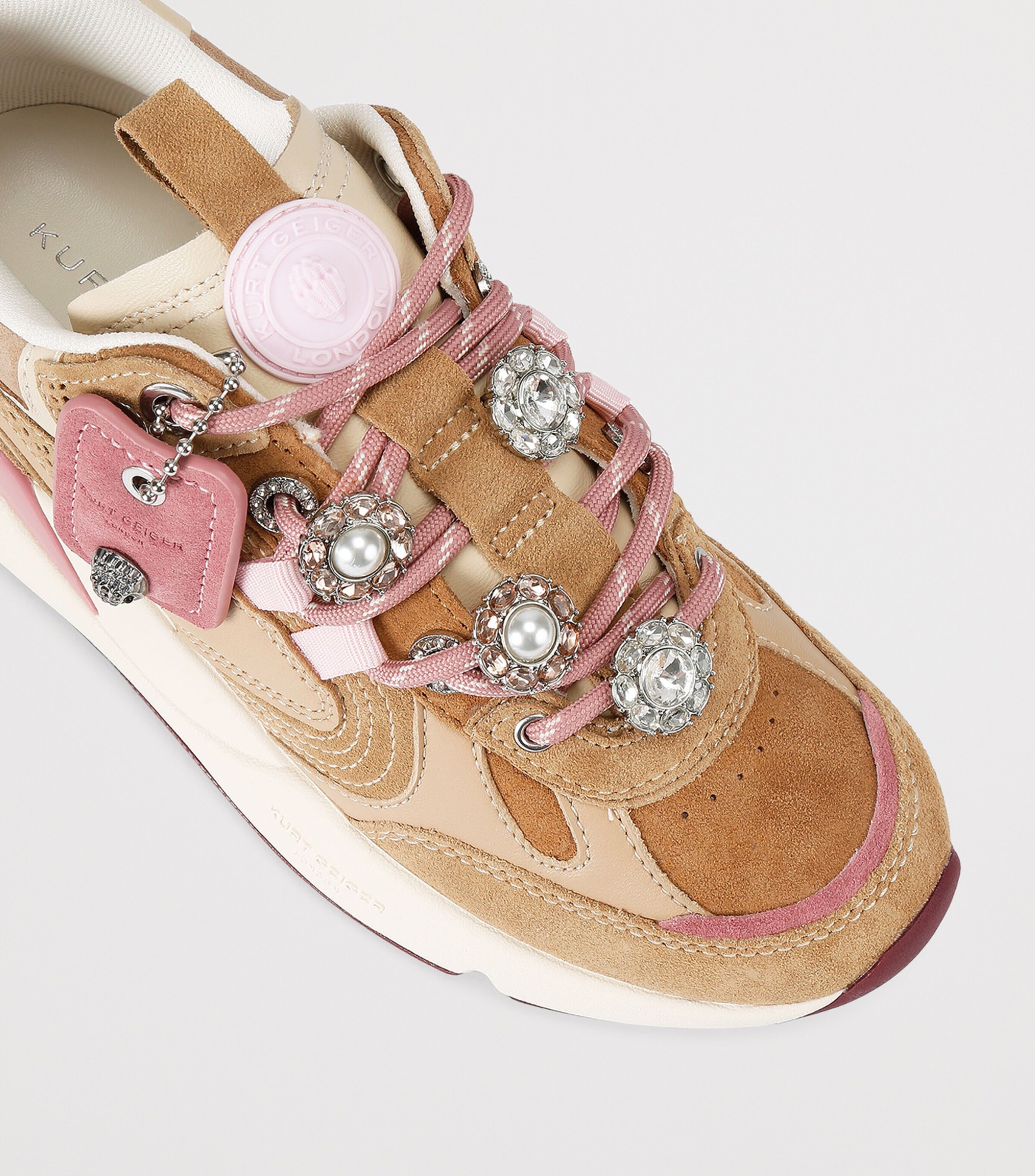 Suede Kurt Runner Sneakers CAMEL Image 3