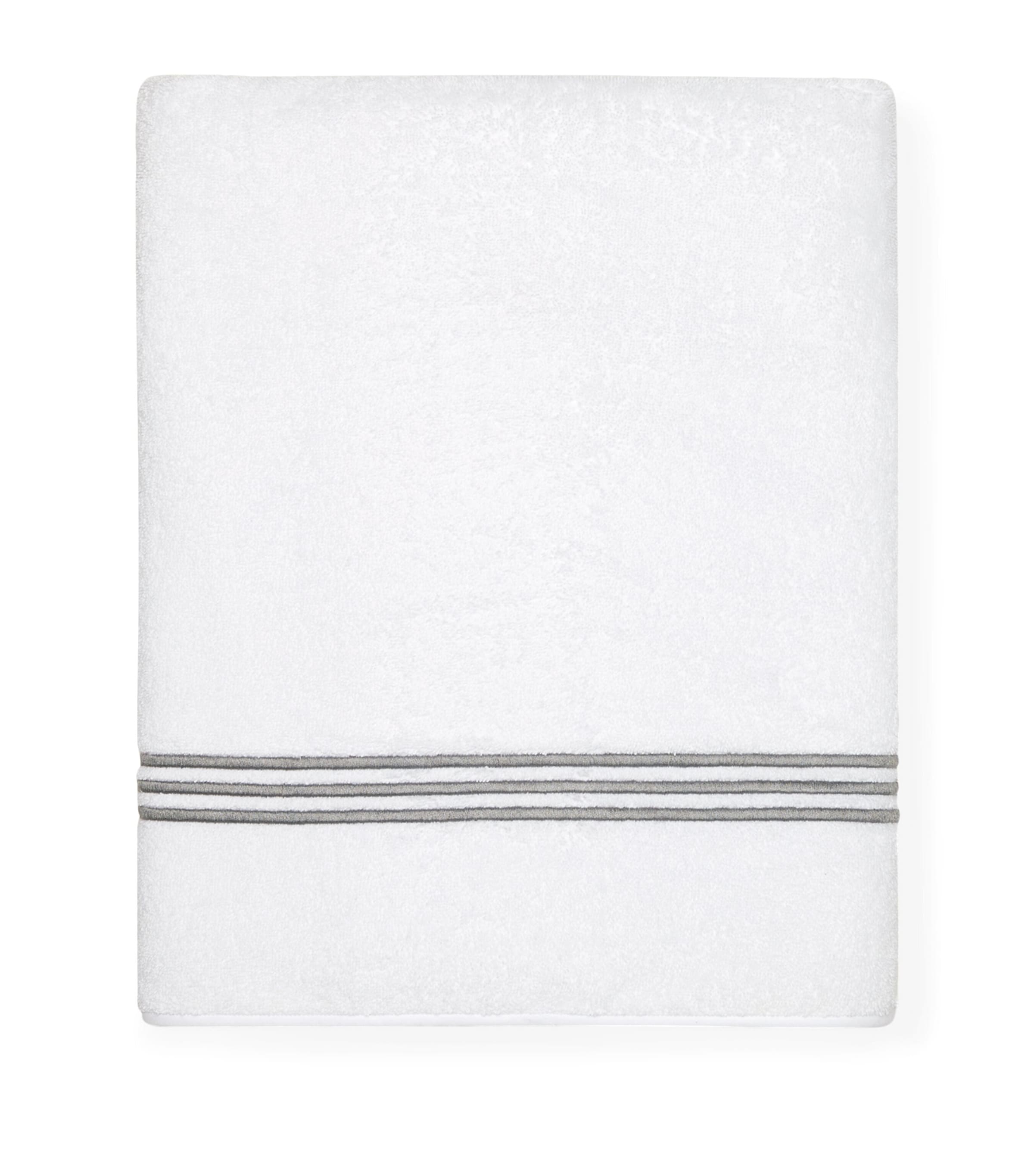 Pratesi Tre Righe Bath Towel In Gray