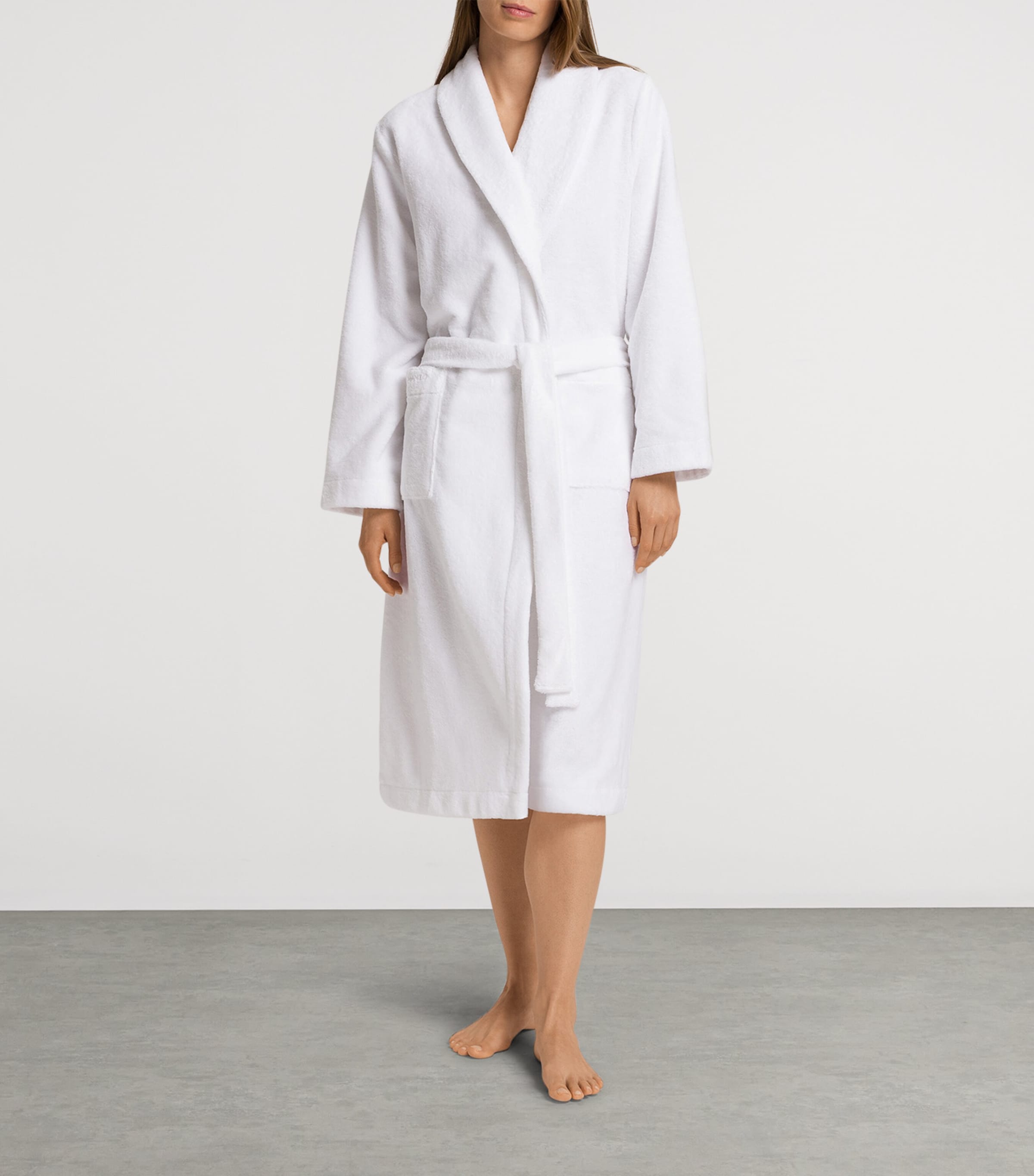 Cotton Robe WHITE Image 3