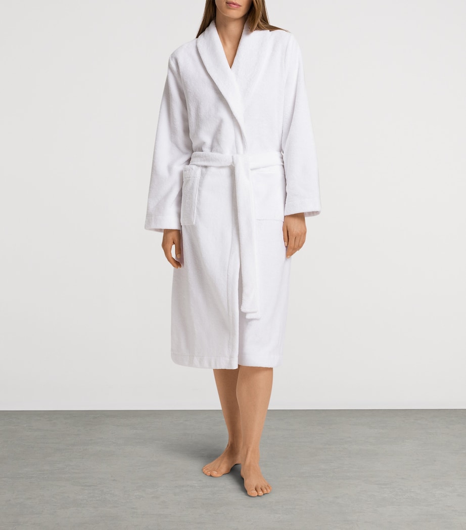 Cotton Robe WHITE Image 3
