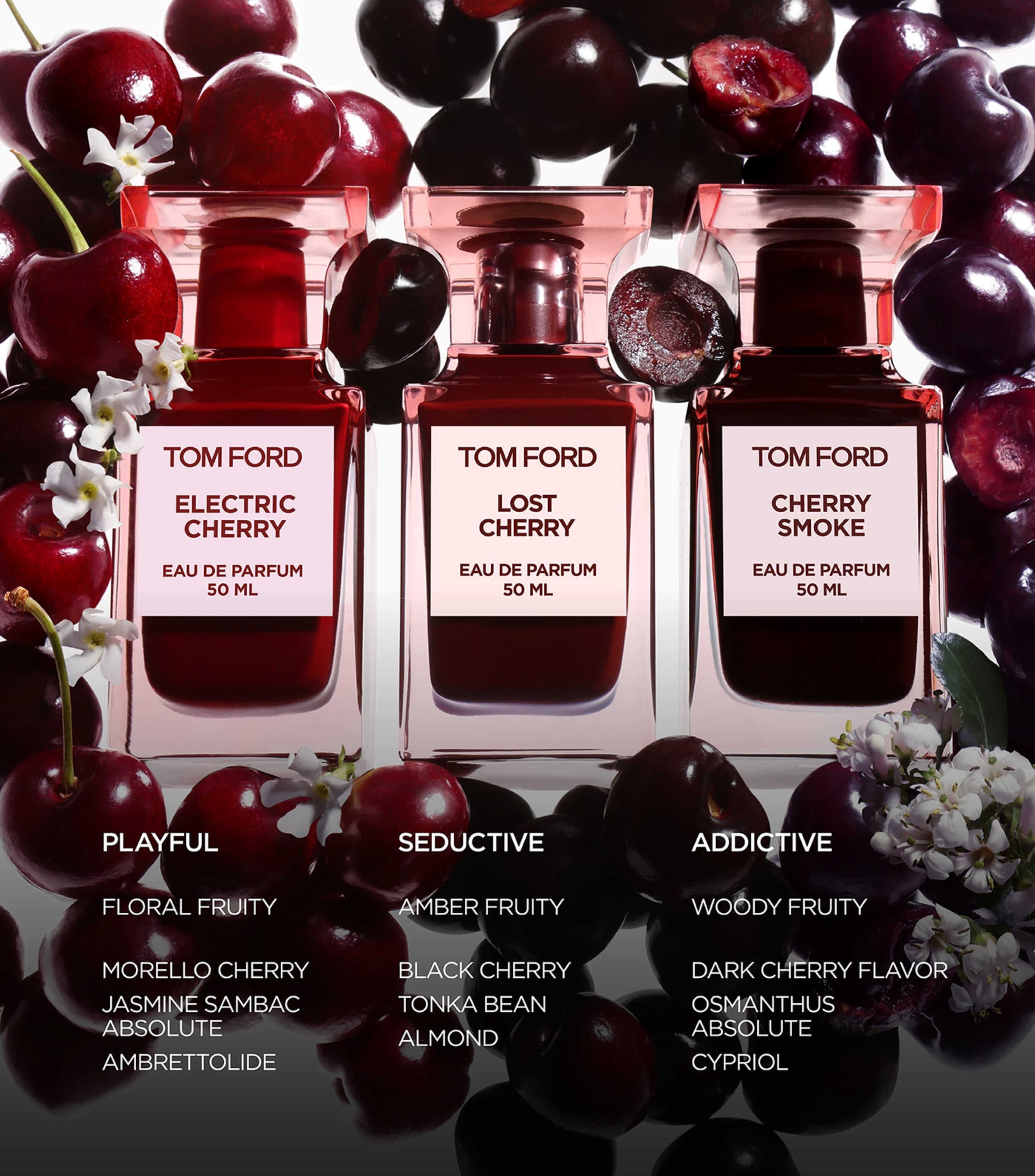 TOM FORD Electric Cherry Eau de Parfum (50ml) | Perfume | Womens Perfume | Mens Aftershave | Unisex Perfumes | Designers | Tom Ford TOM FORD Electric Cherry Eau de Parfum (50ml) | Perfume | Womens Perfume | Mens Aftershave | Unisex Perfumes | Designers | Tom Ford