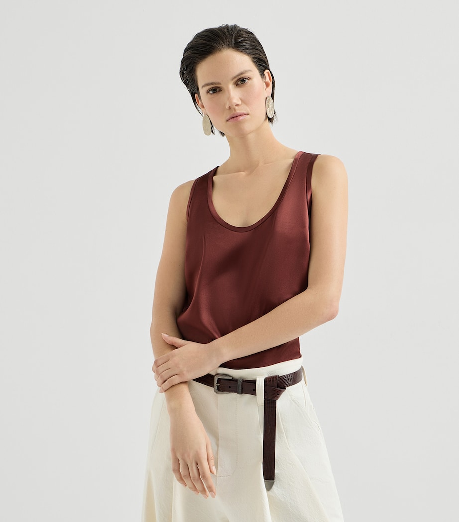 Brunello Cucinelli Womens MPC59E0600C9813 BLOUSE Image 2