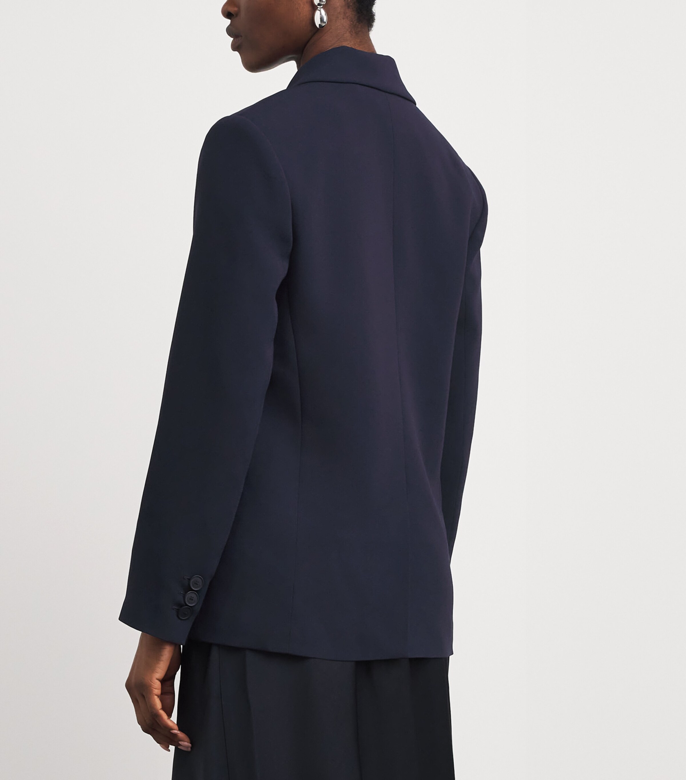 Claudie Pierlot Womens Double-Breasted Blazer Navy Image 5