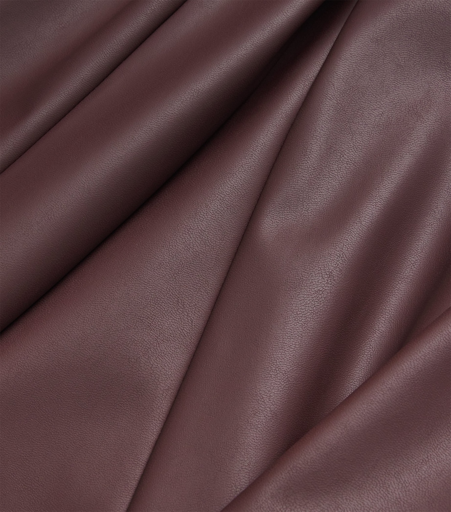 Faux Leather Nocera Maxi Skirt 002 BORDEAUX Image 5