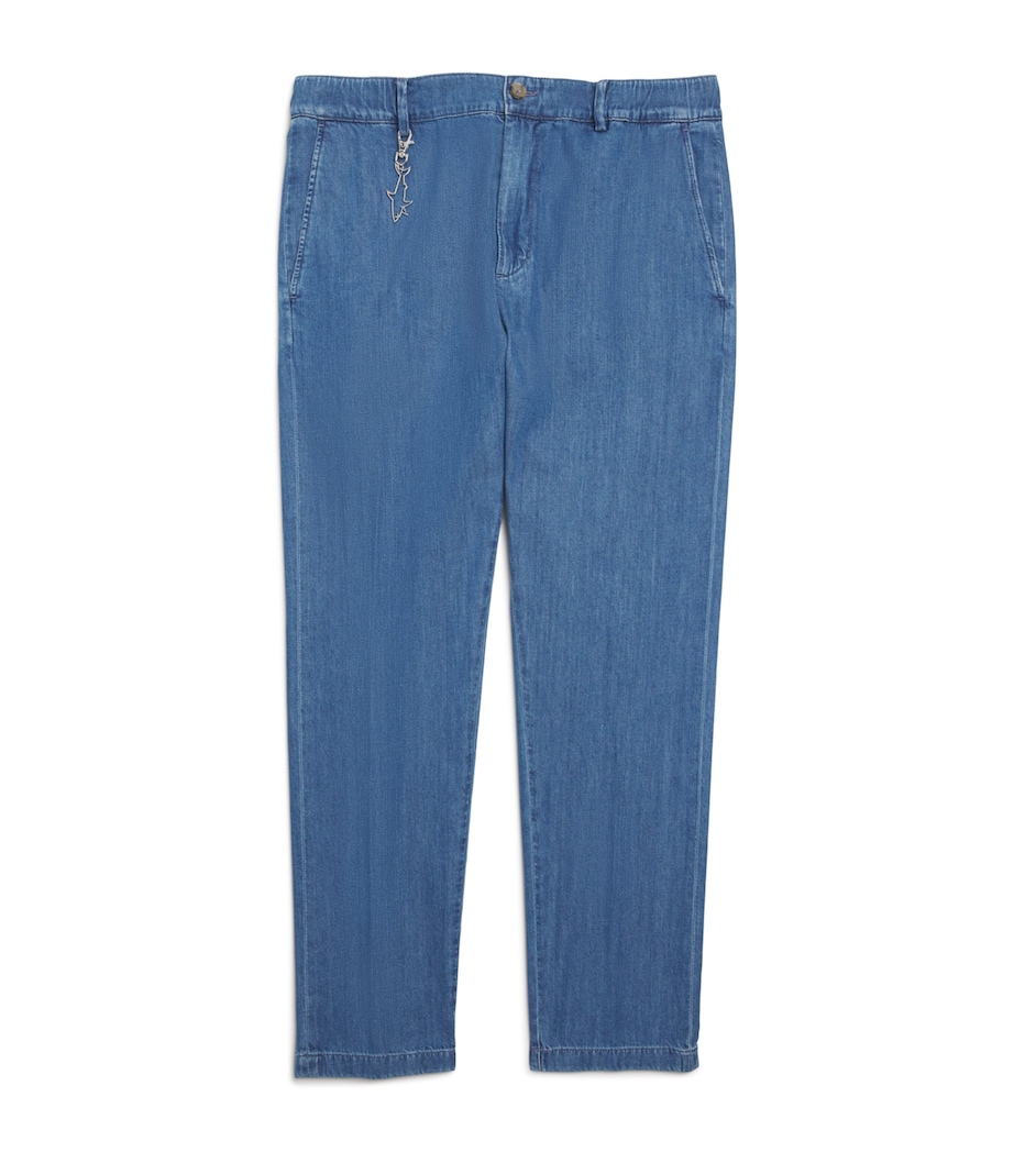 Denim Drawstring Chinos J01 LIGHT BLUE JEANS Image 1