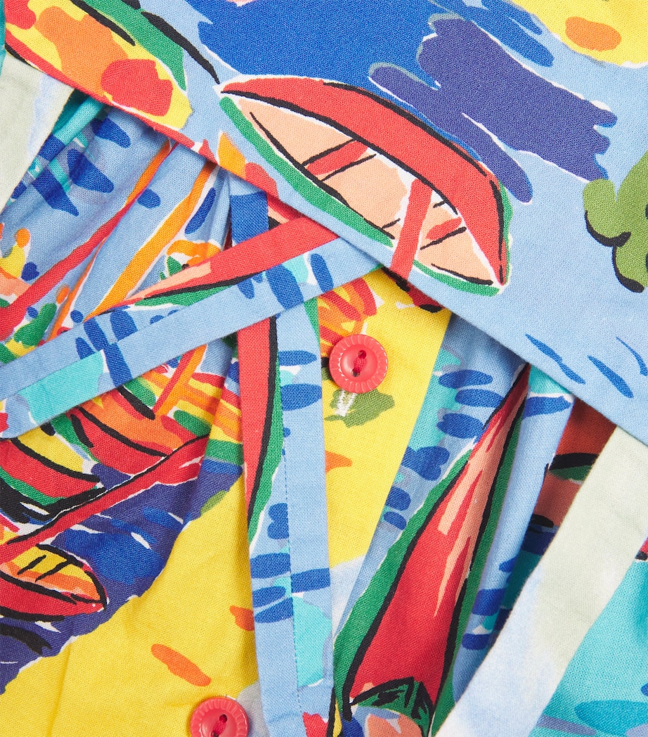 Cotton Riviera Print Dress (2-6 Years) MULTI Image 3