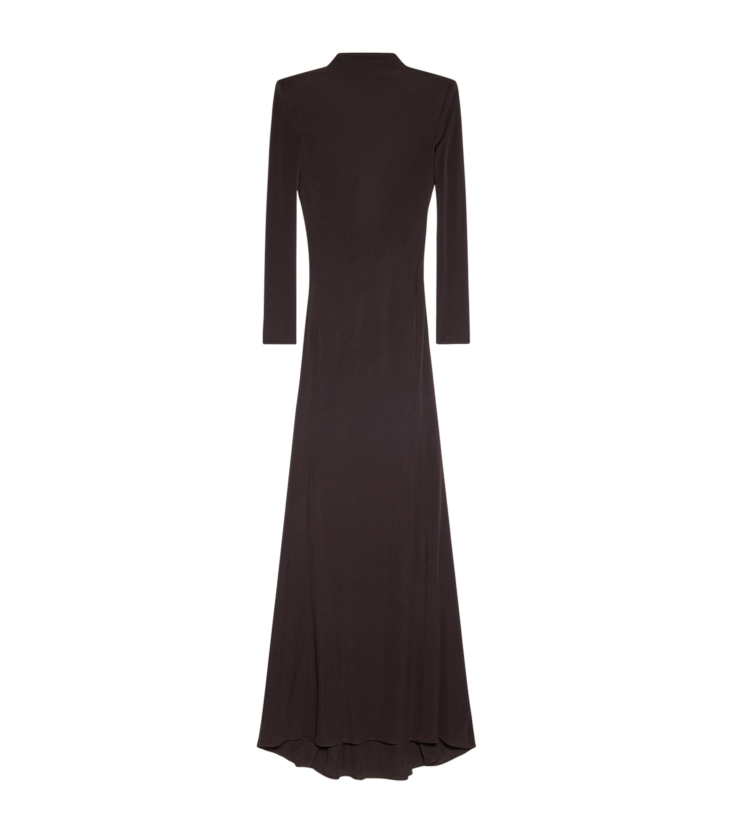 TOM FORD Womens Knitted Back Cut-Out Maxi Dress  Edb Image 1