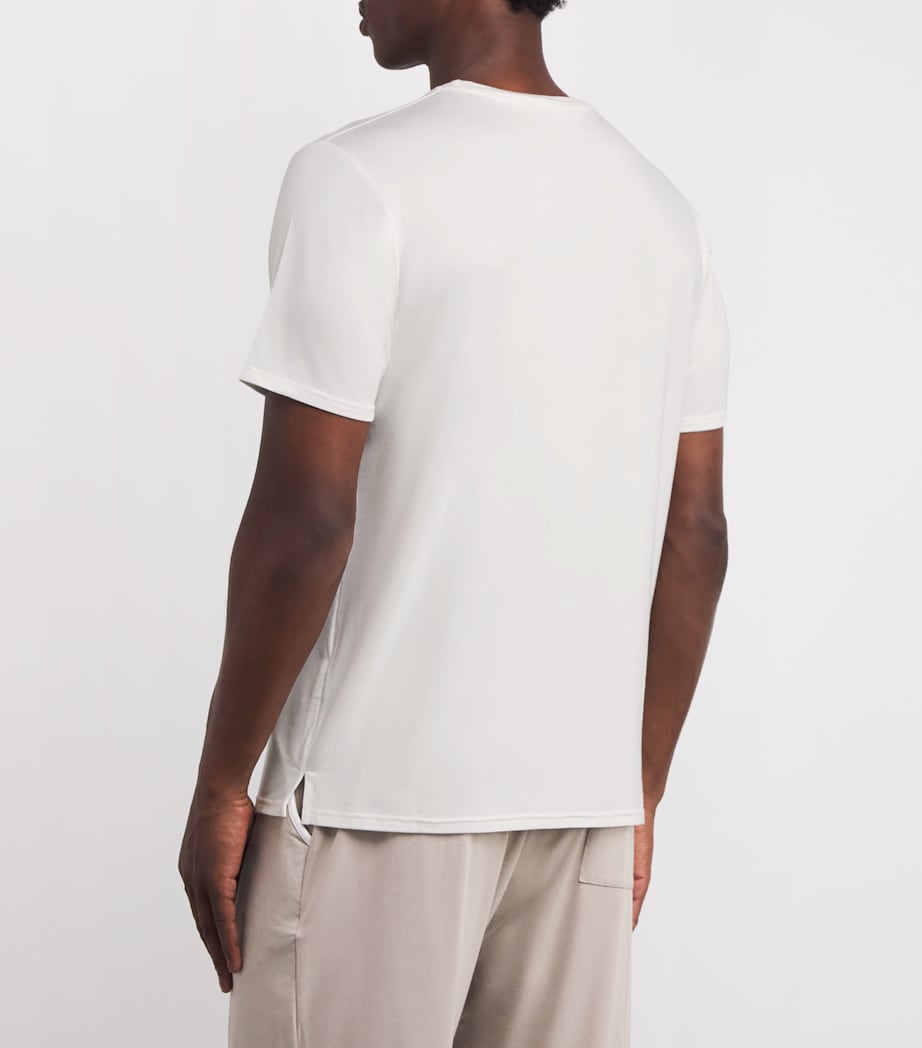 Stretch-Modal Lounge Classic T-Shirt WHT-WHITE Image 4