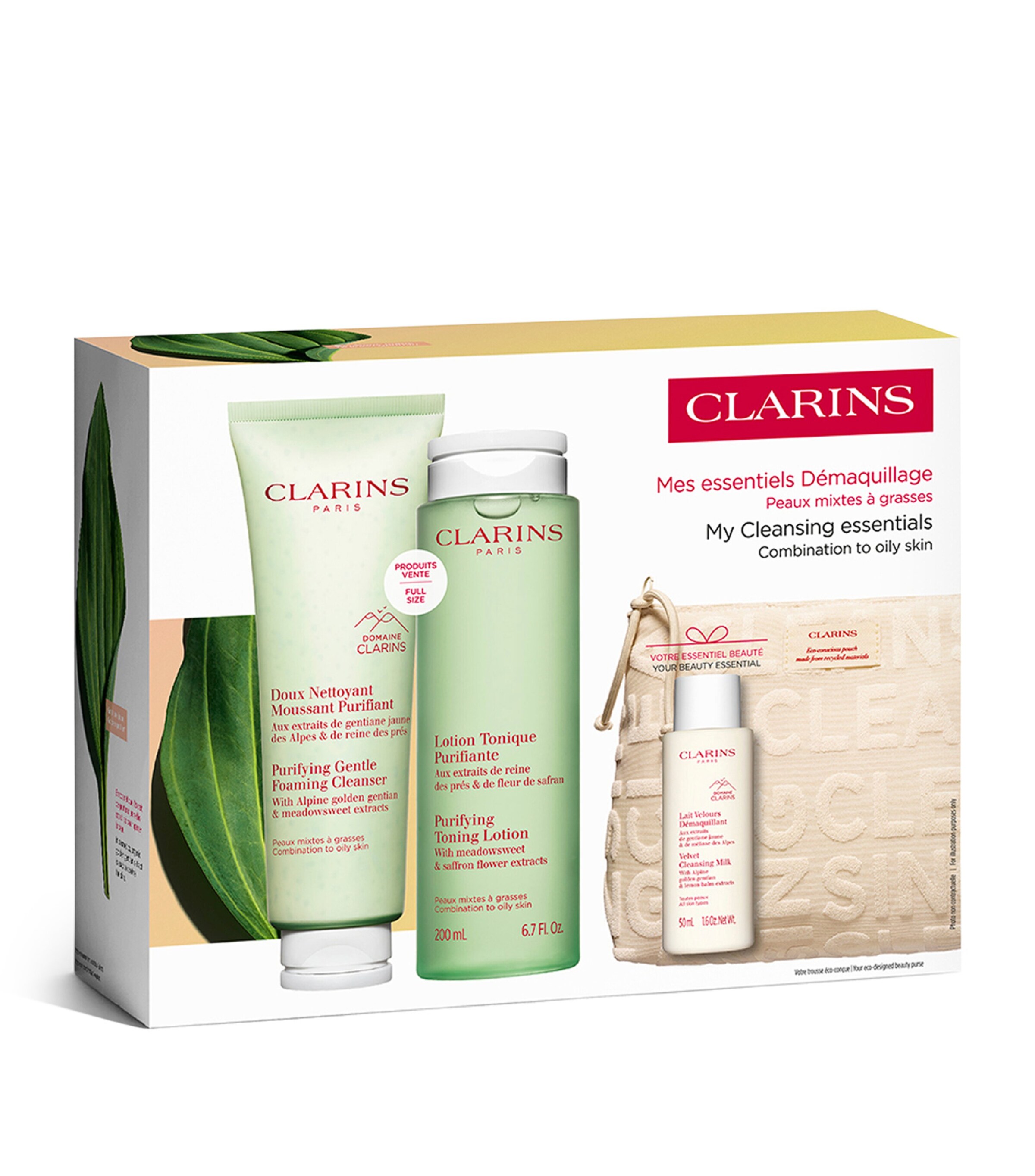 Clarins My Cleansing Essentials - Combination Skin NO COLOUR Image 3