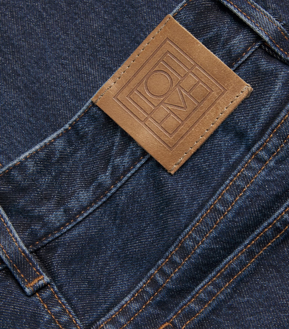 Organic Denim Slim High-Rise Jeans 304 INDIGO Image 5