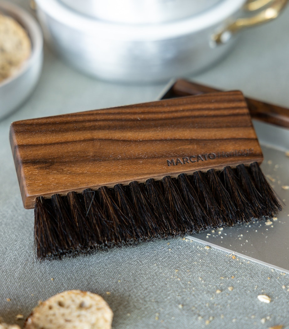 Briciola Brush and Crumb Catch DARK COLOUR WOOD Image 5