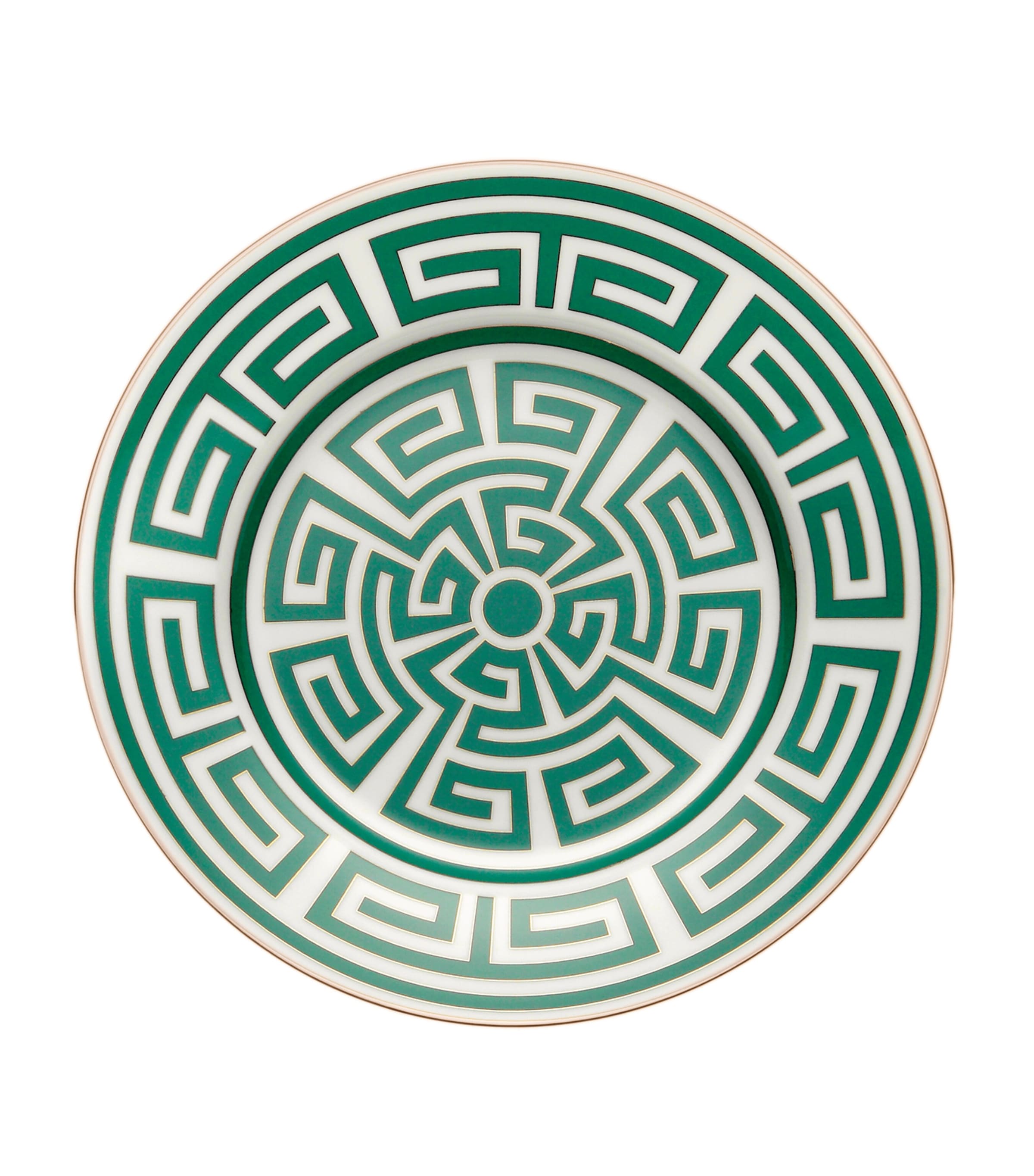 GINORI 1735 Labirinto Smeraldo Dessert Plate (22cm) Image 1