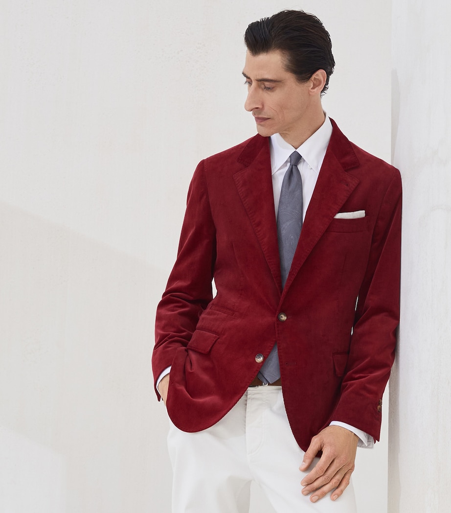 Sea Island Cotton-Corduroy Deconstructed Blazer C4506 Image 2