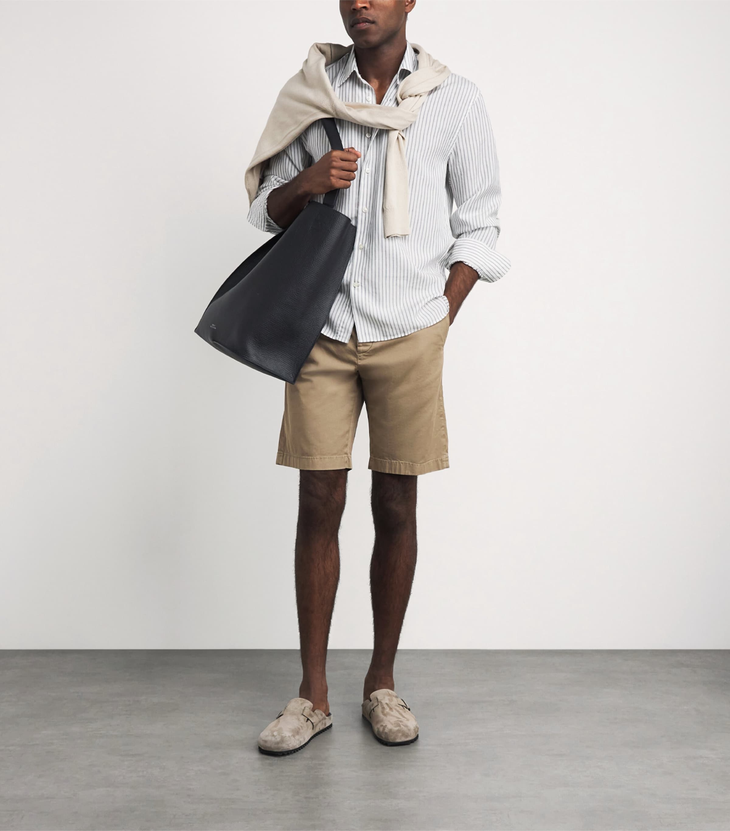 Jacob Cohën Mens Chino Shorts Brown Image 2