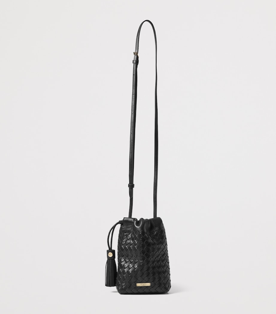 Aspinal Of London Leather Soho Cross-Body Pouch Black Image 2