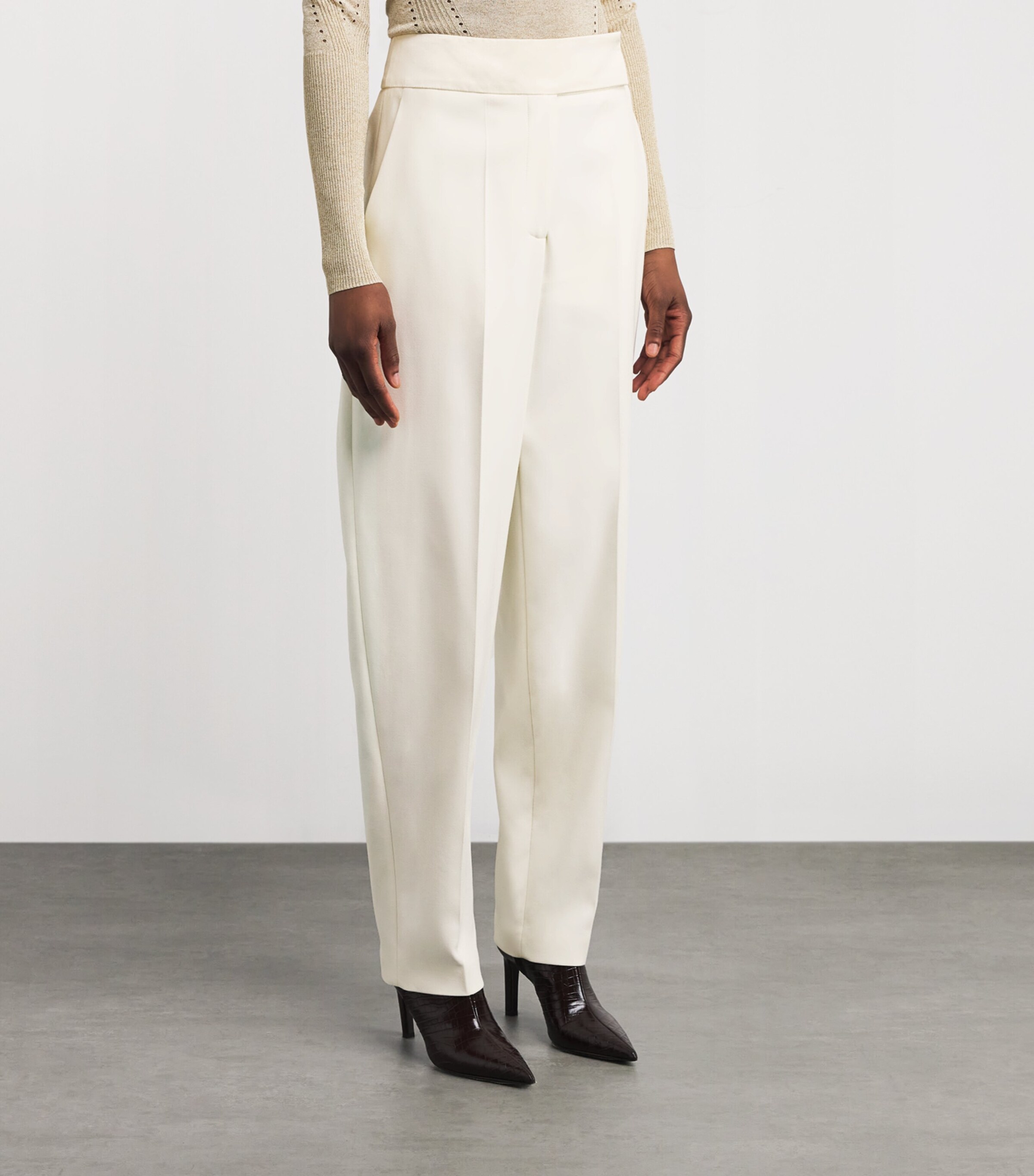 Crepe Aix Tailored Trousers WAX Image 3