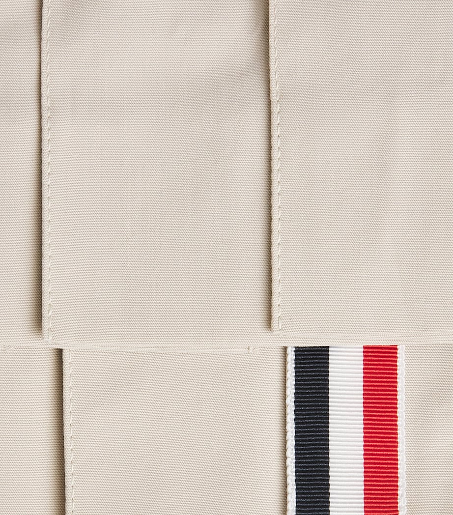Thom Browne Kids Pleated Skirt (2-12 Years) Beige Image 3