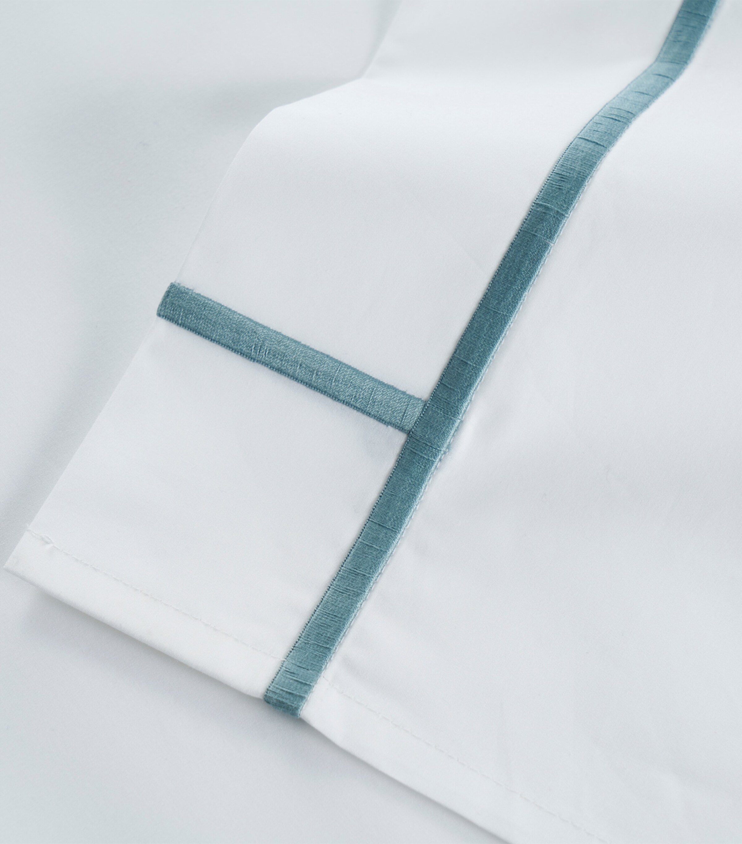 Athena Double Flat Sheet (240cm x 295cm) FJORD Image 4